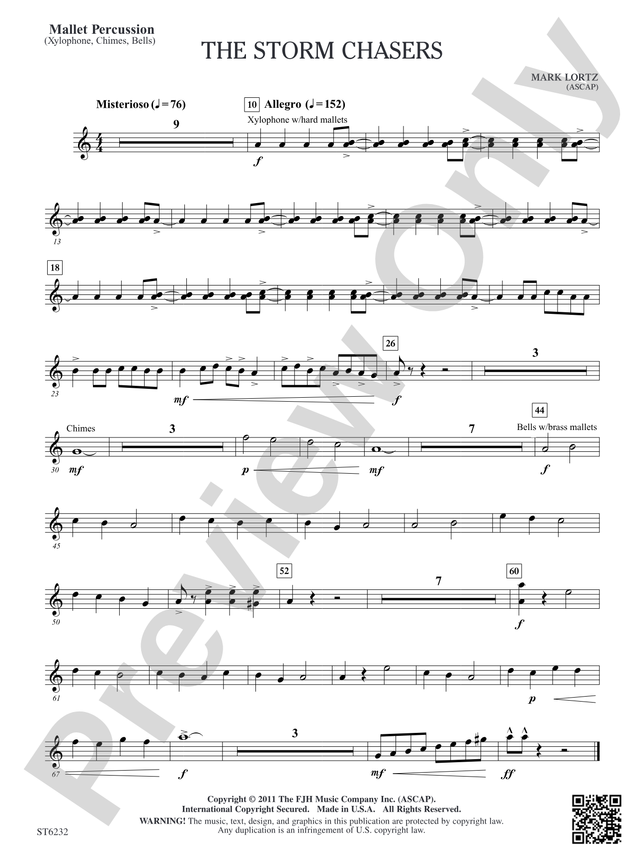 The Storm Chaser: Mallet Percussion (opt.)