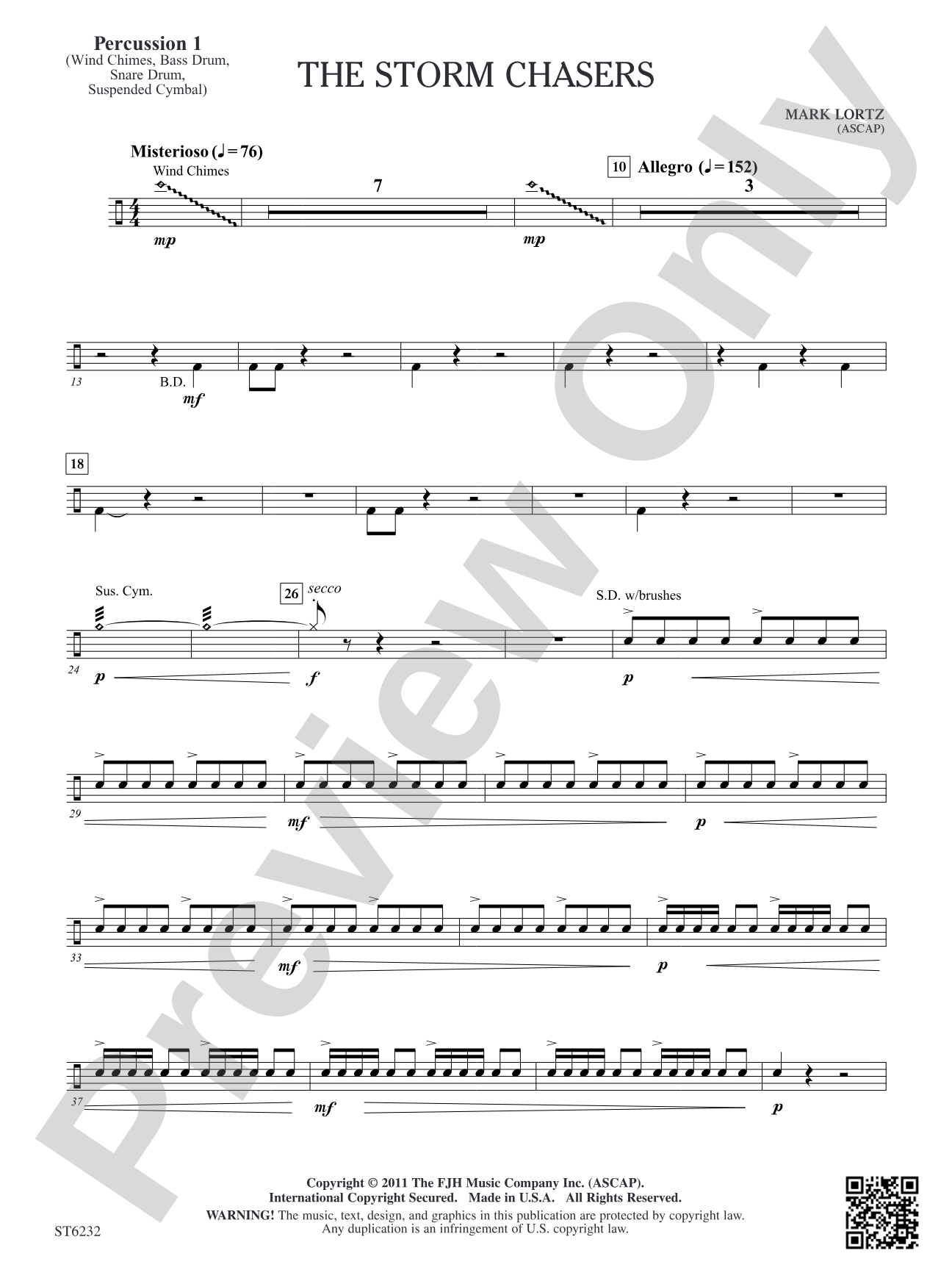 The Storm Chaser: Percussion 1