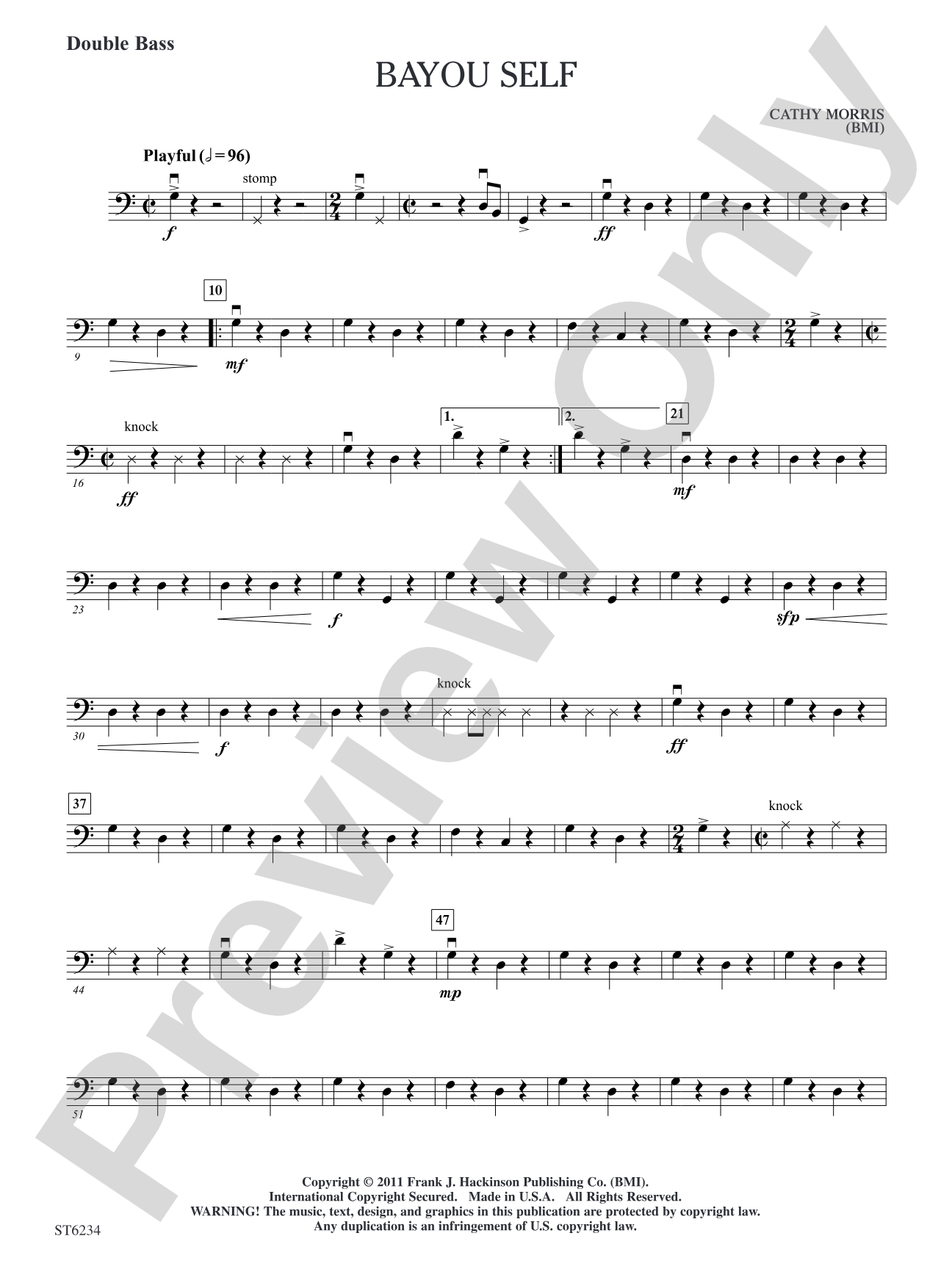 Bayou Self: Double Bass