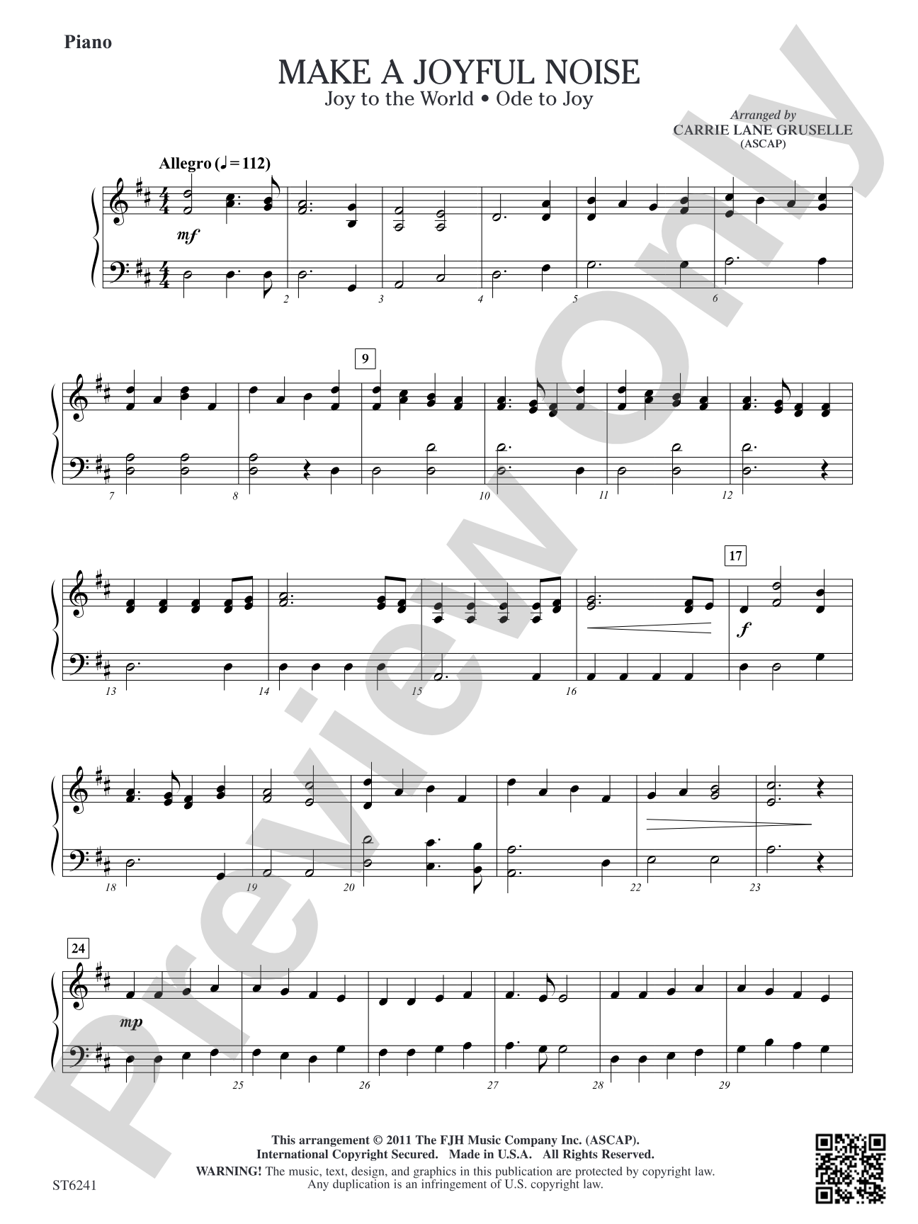 Make a Joyful Noise: Piano