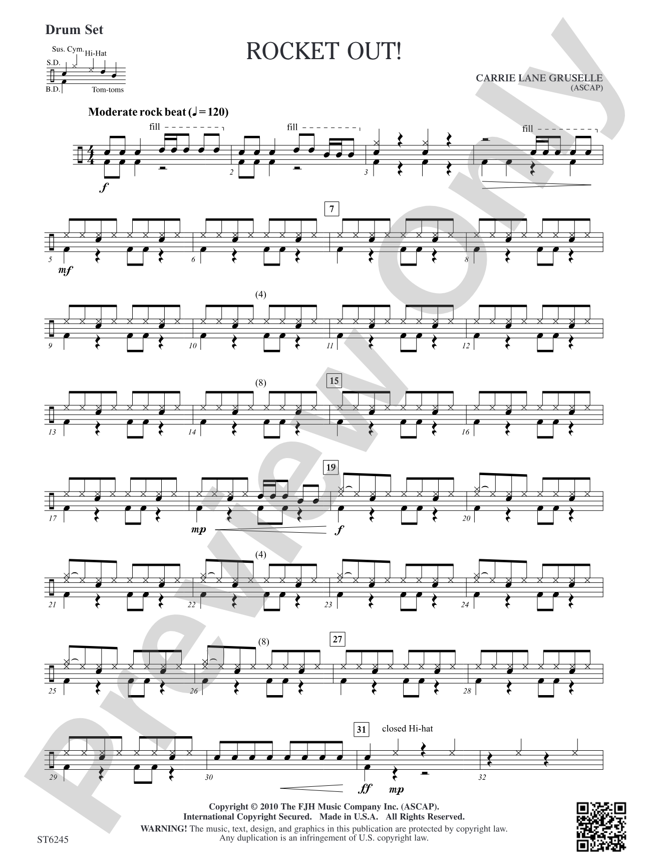 Rocket Out!: Drum Set (opt.)