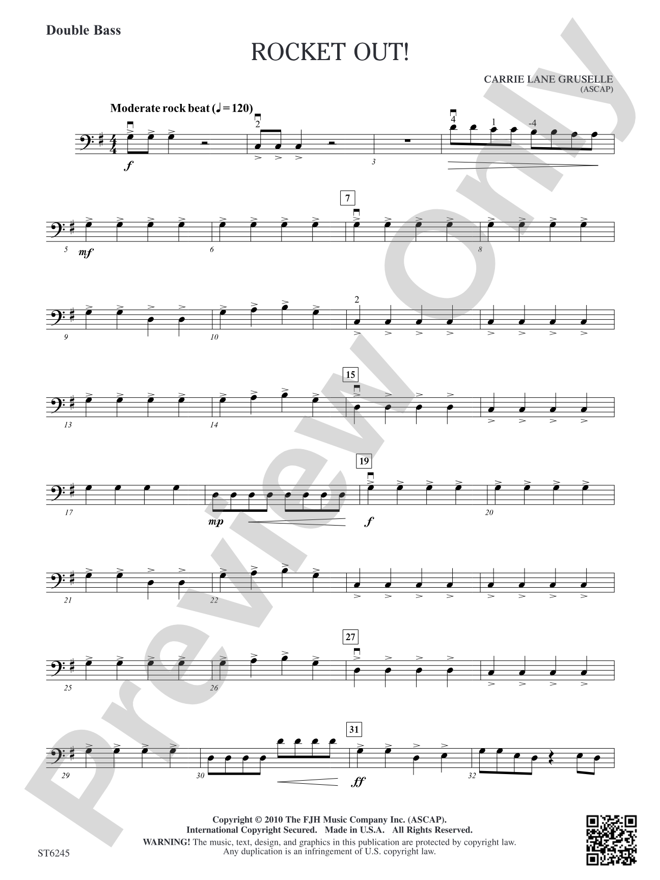 Rocket Out!: Double Bass