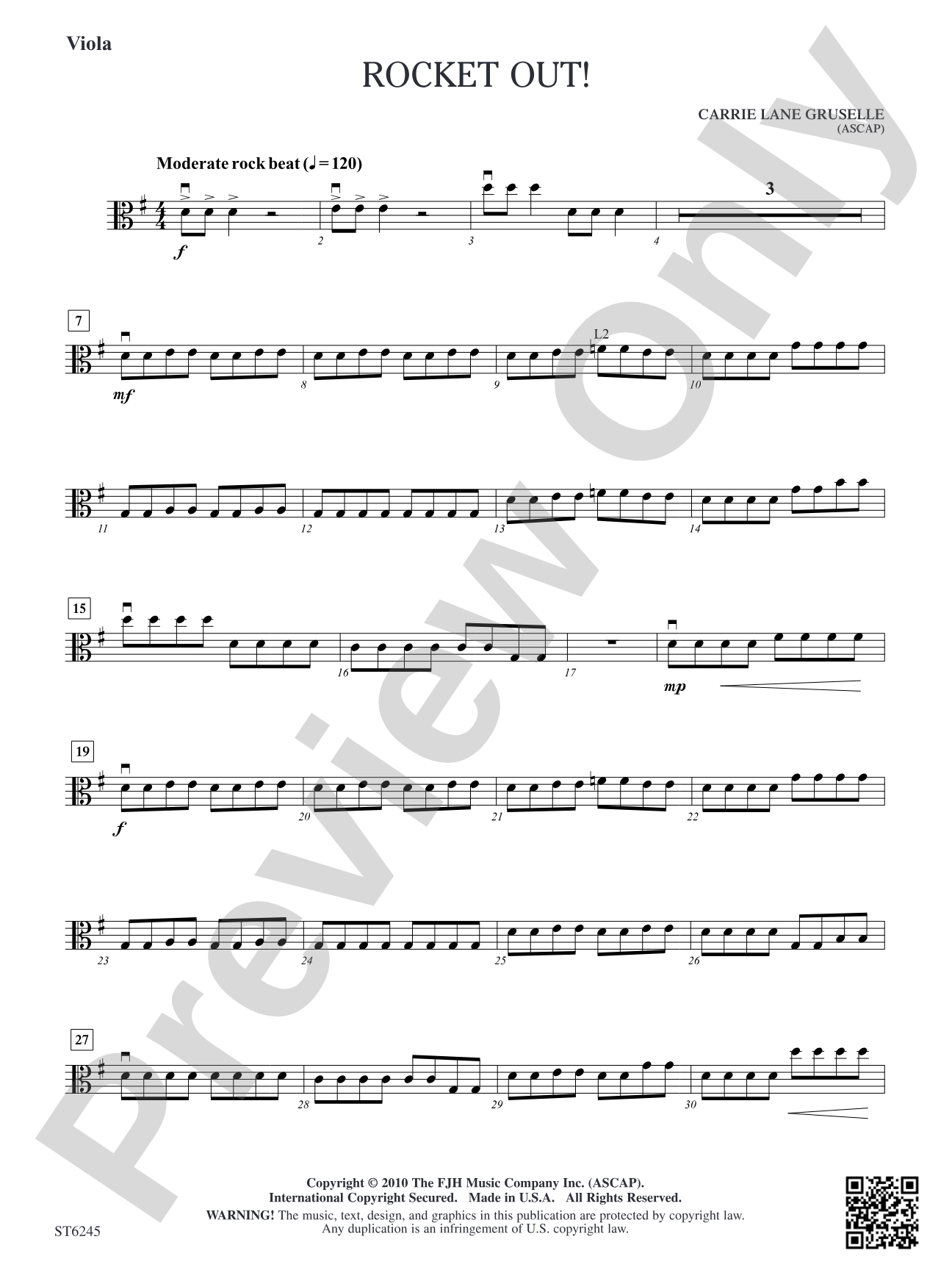 Rocket Out!: Viola