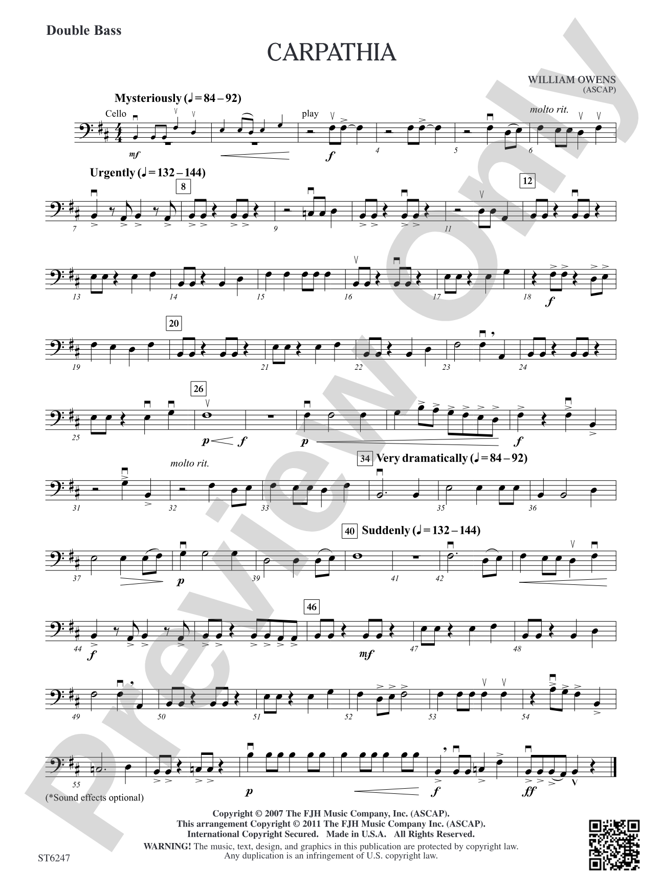 Carpathia: Double Bass