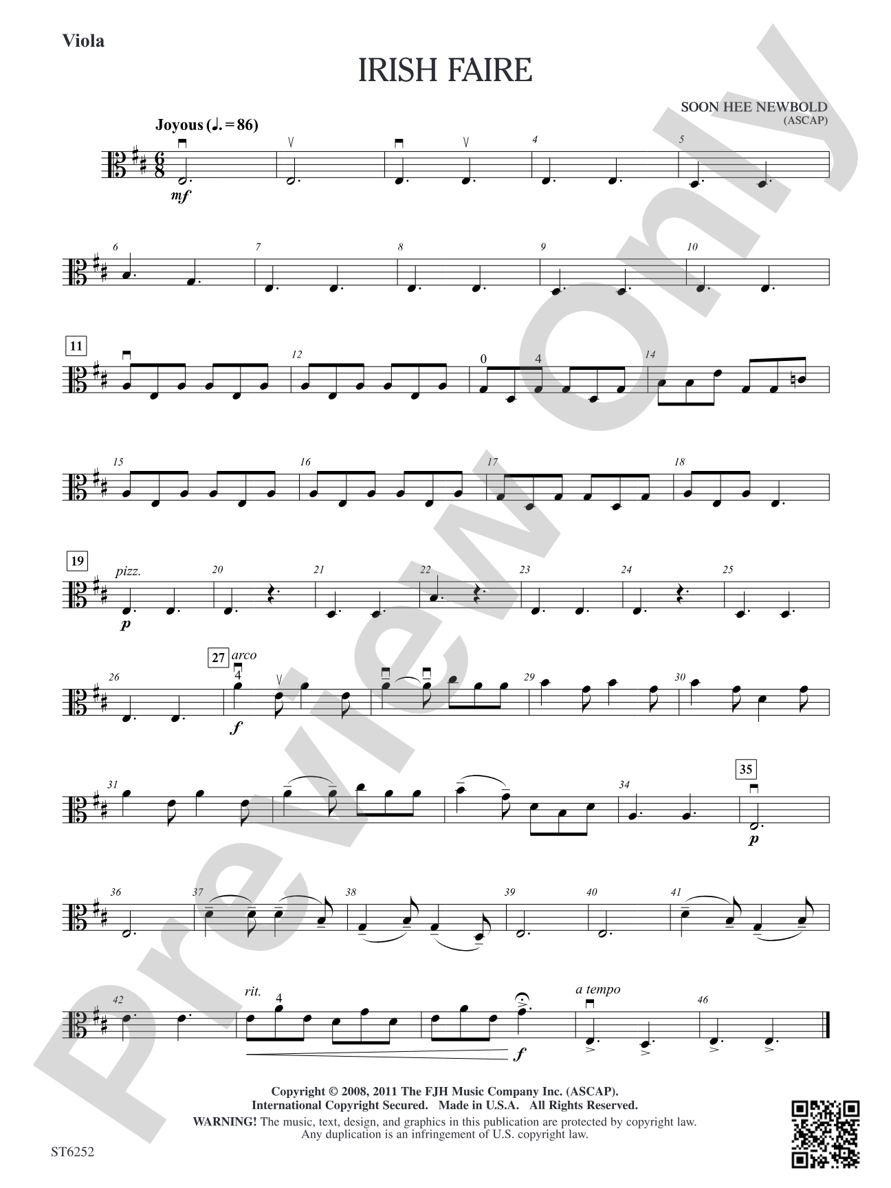 Irish Faire: Viola