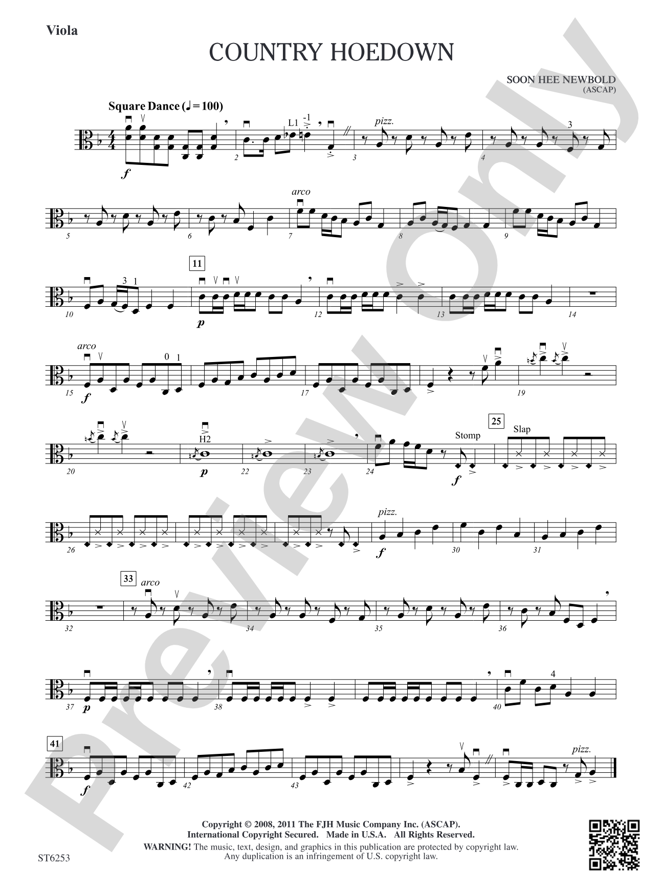 Country Hoedown: Viola