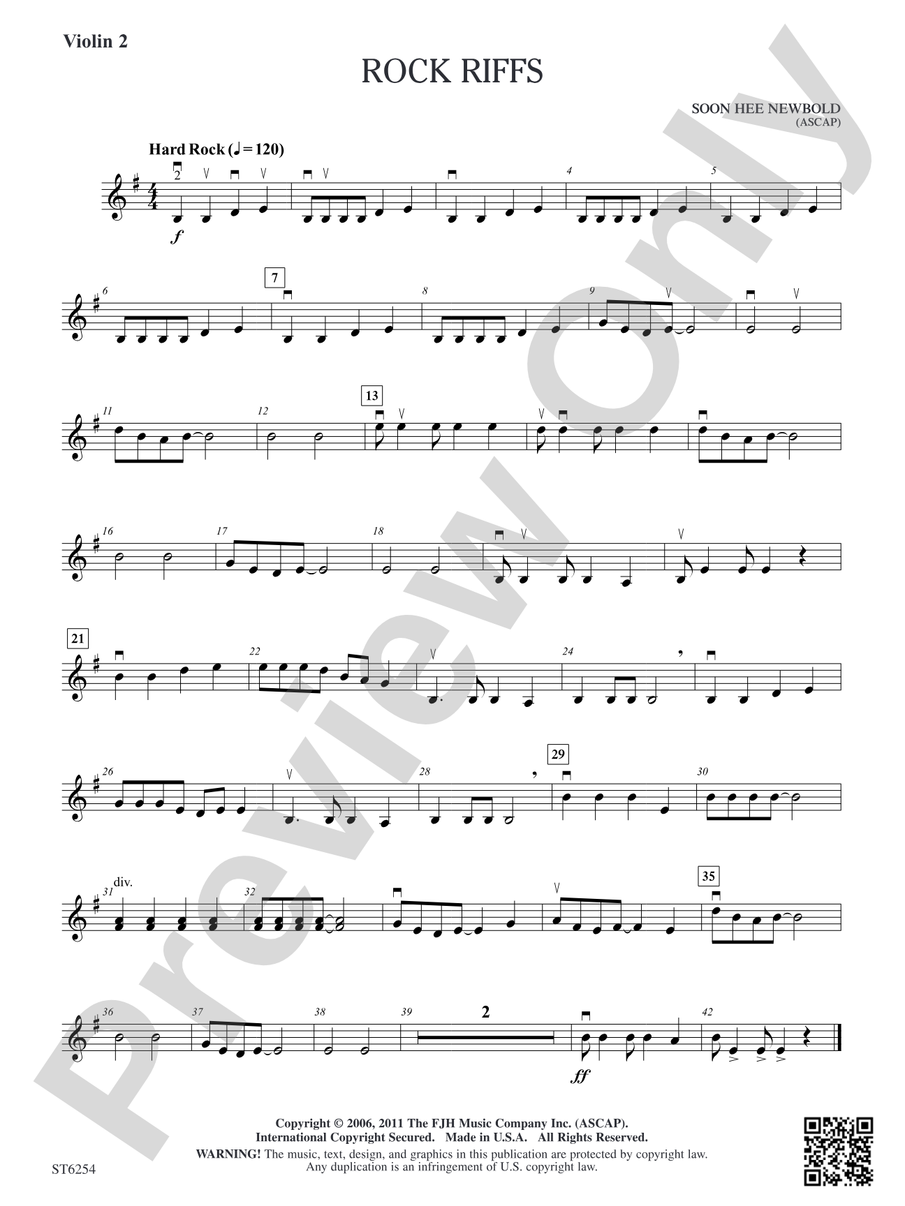 Rock Riffs: Violin 2