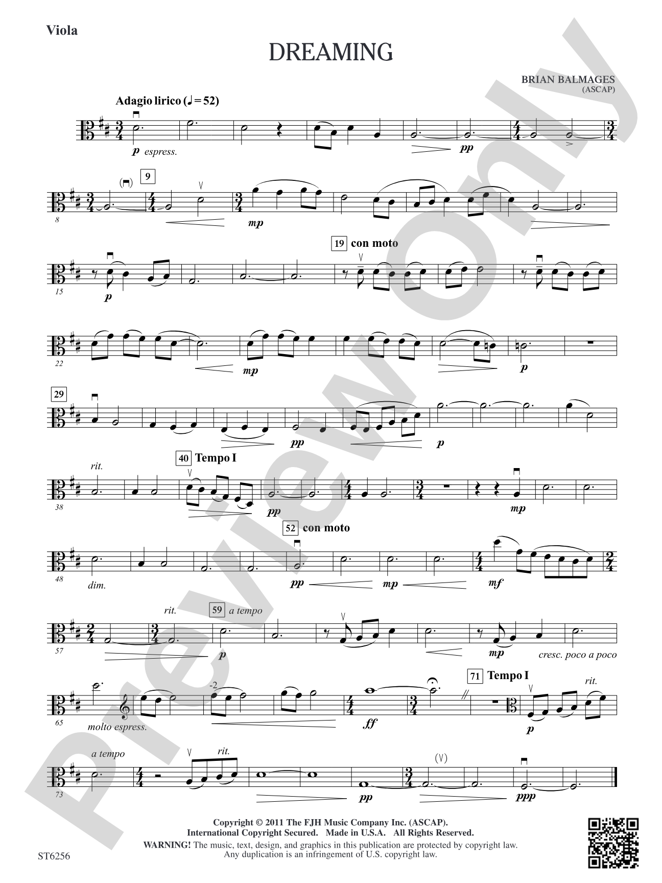 Dreaming: Viola