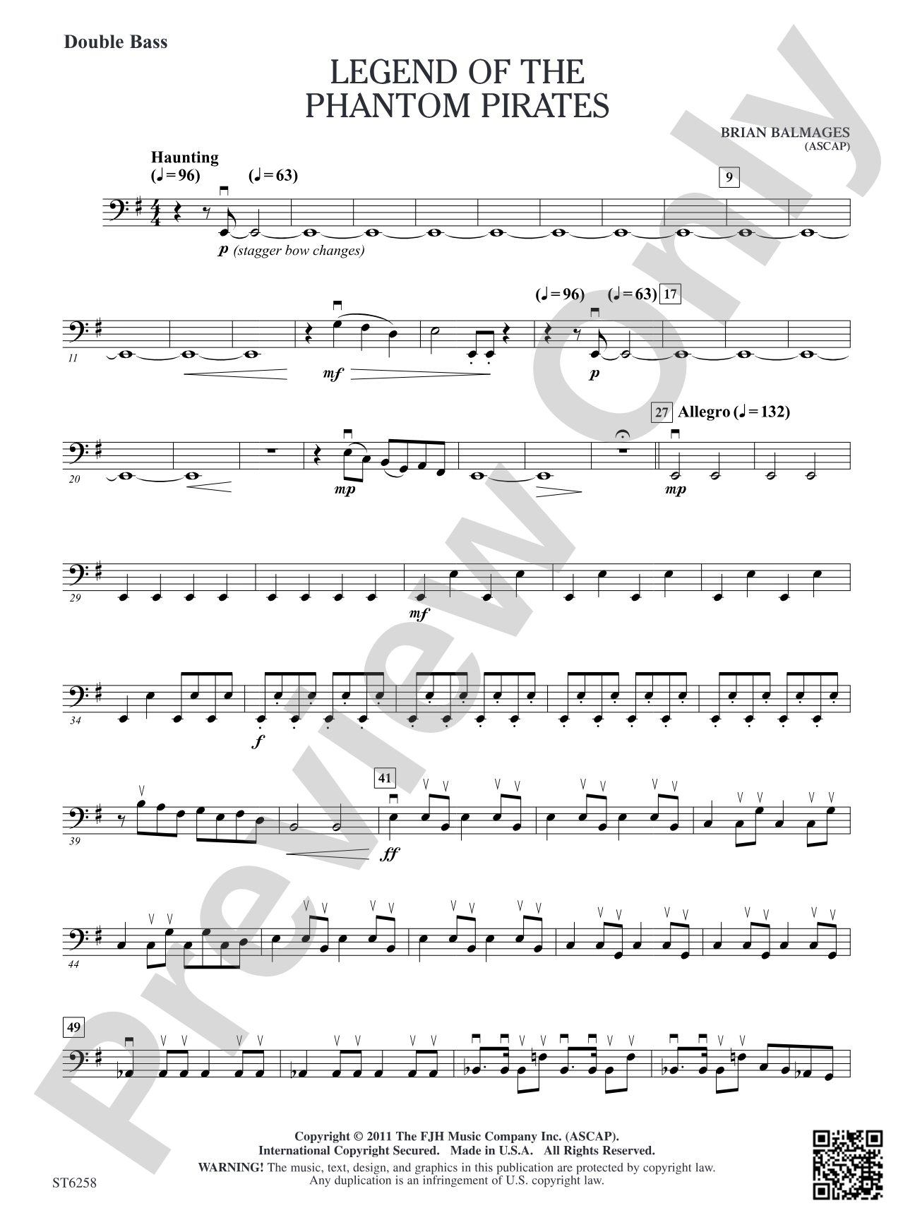 Legend of the Phantom Pirates: Double Bass