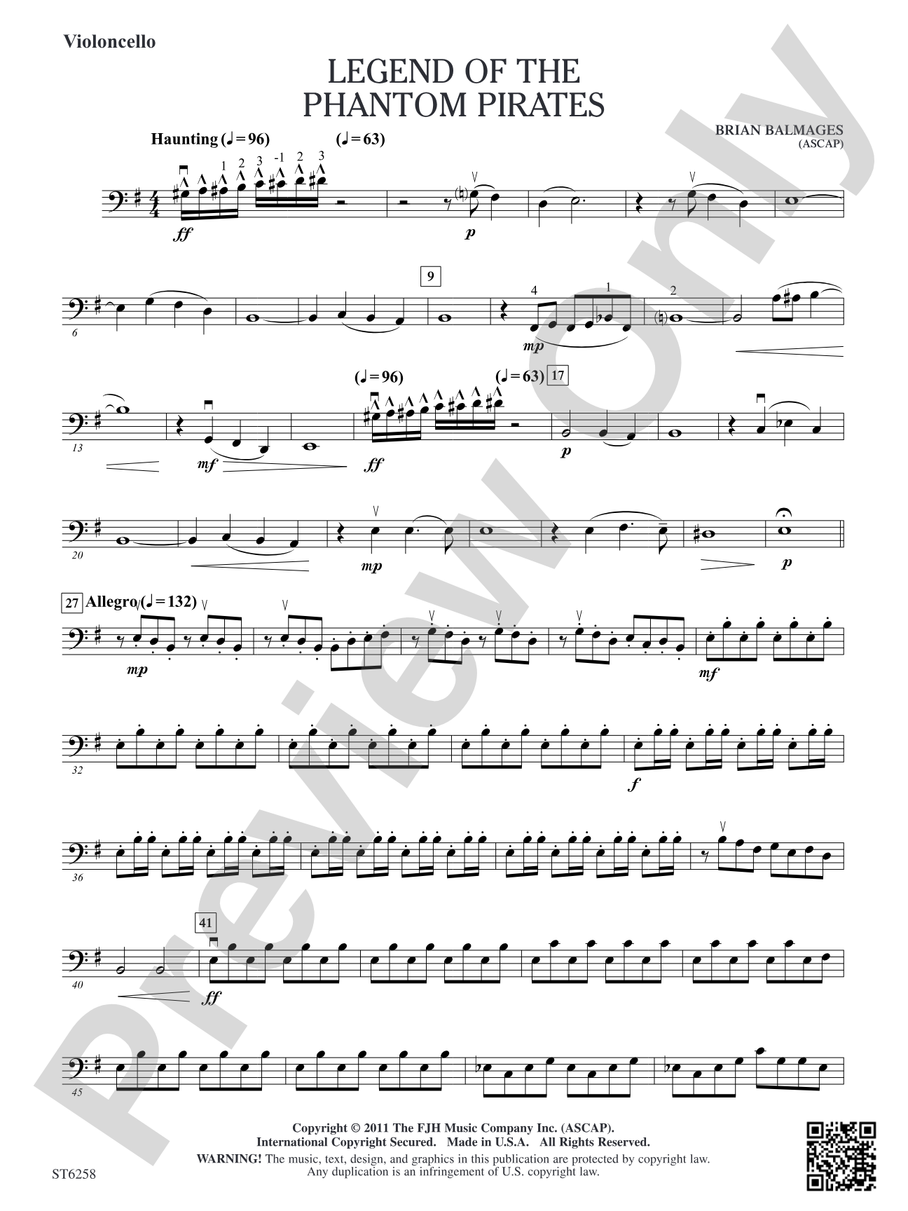 Legend of the Phantom Pirates: Violoncello