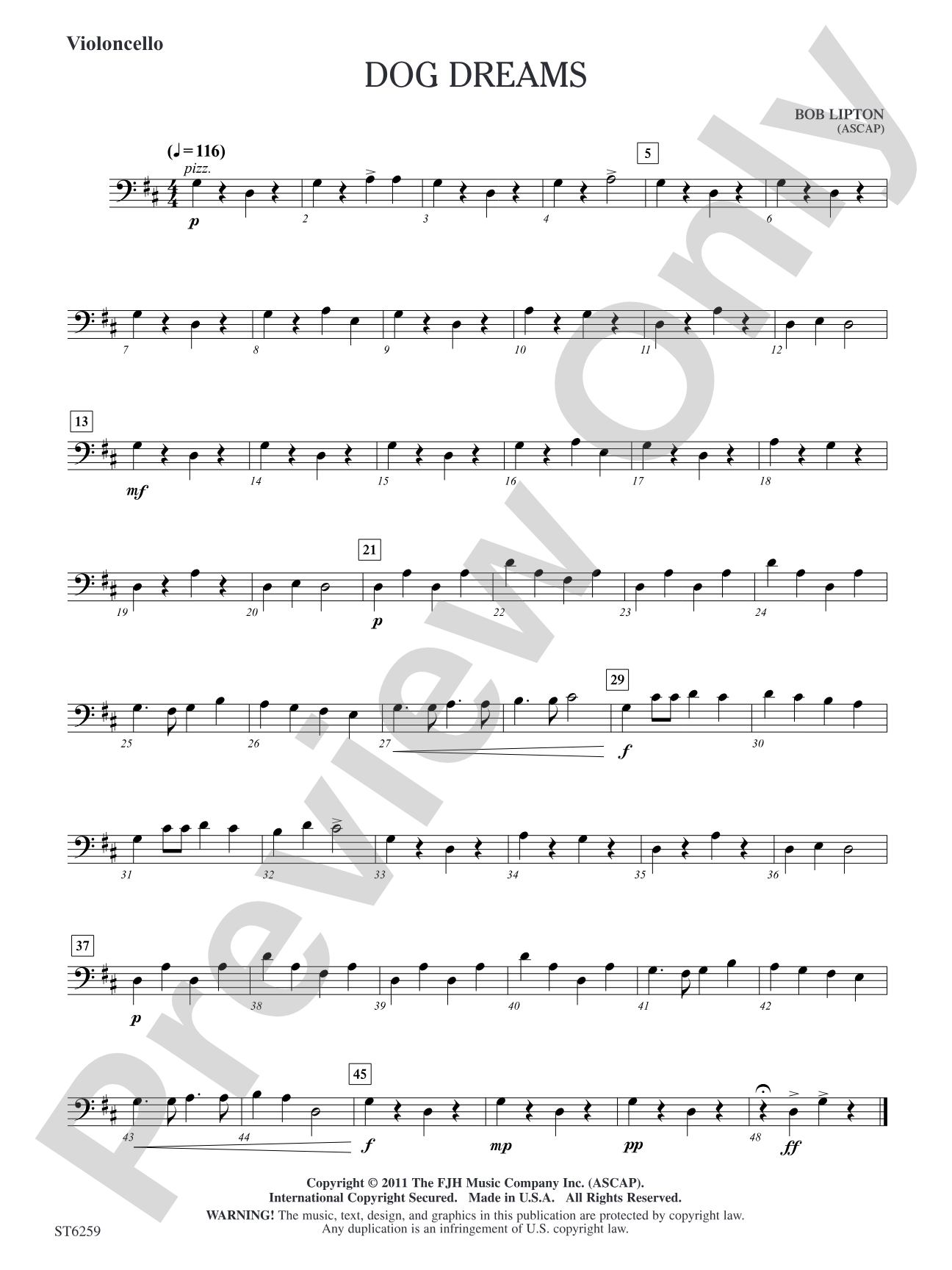 Dog Dreams: Violoncello