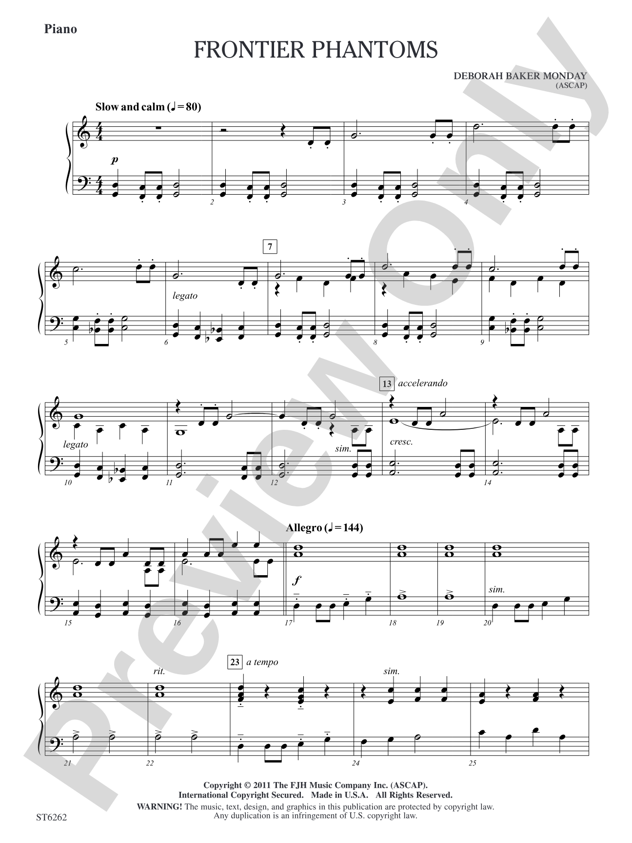 Frontier Phantoms: Rehearsal Piano