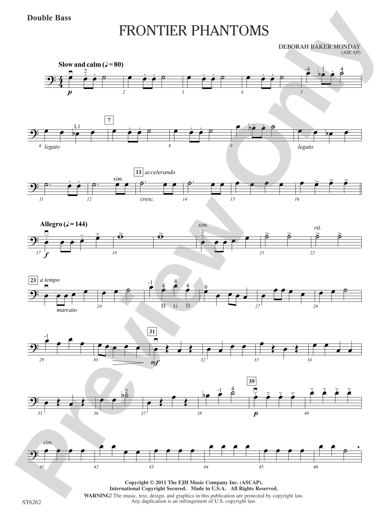 Frontier Phantoms: Double Bass