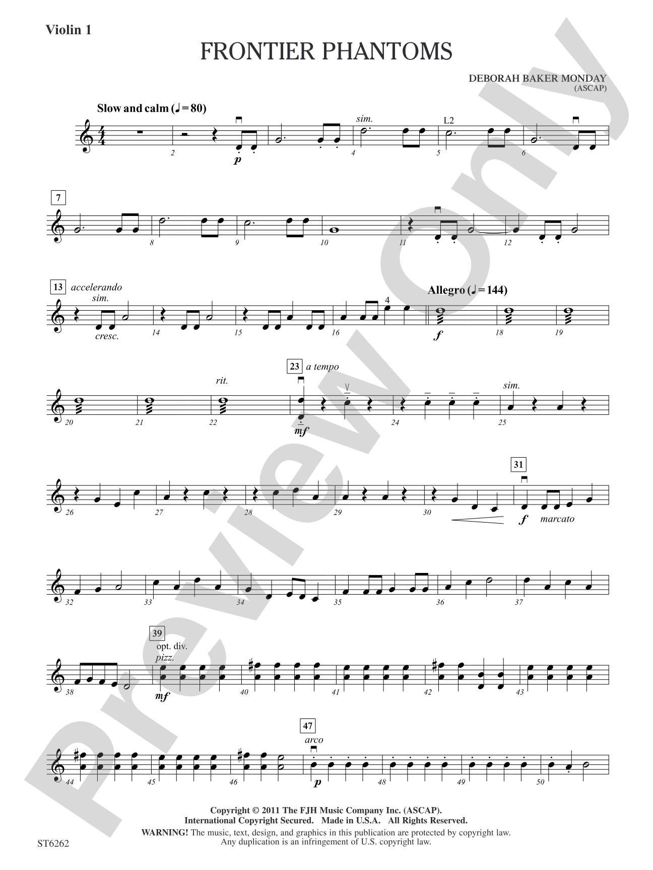 Frontier Phantoms: Violin 1