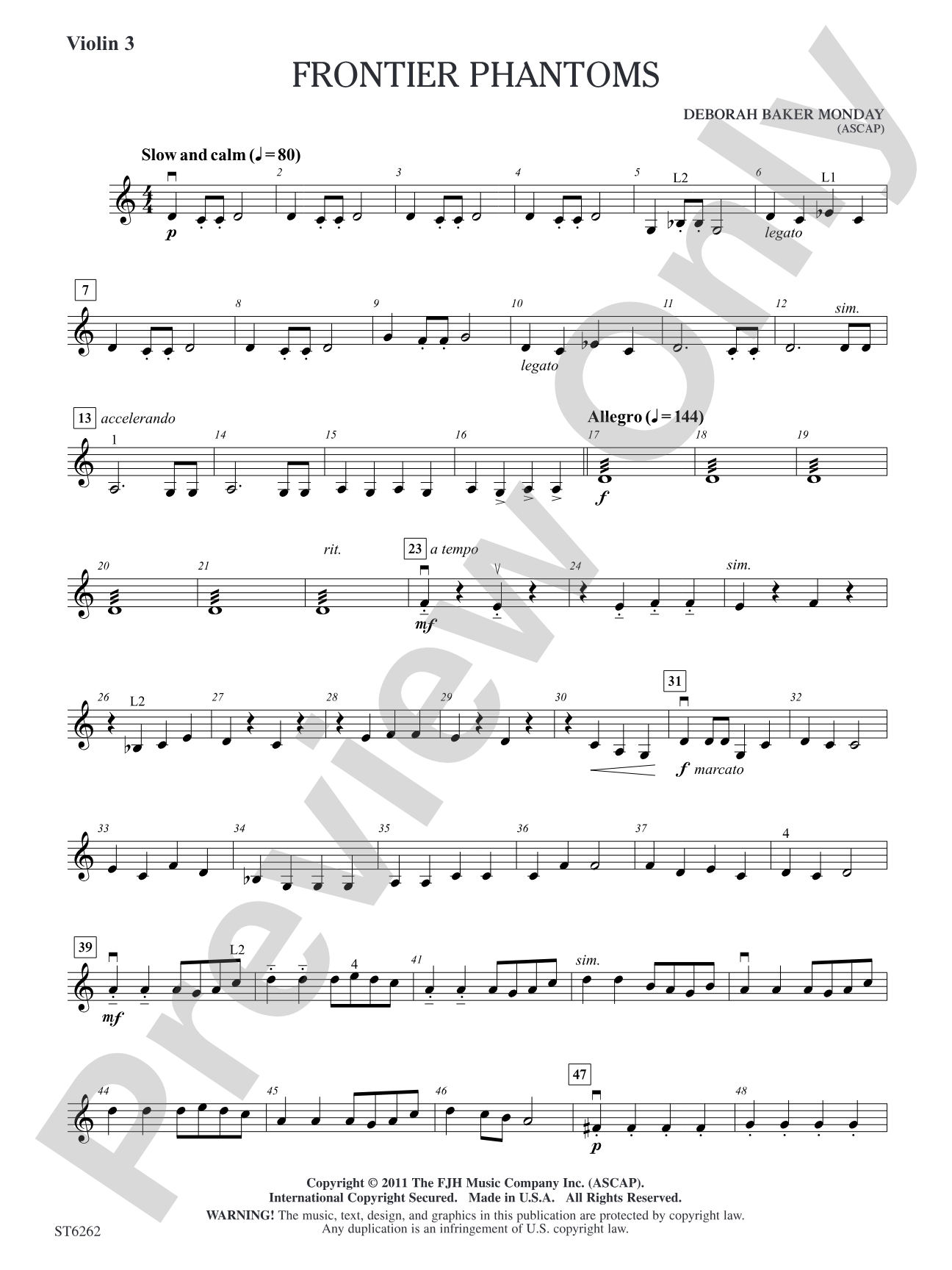 Frontier Phantoms: Violin 3 (Viola T.C.)