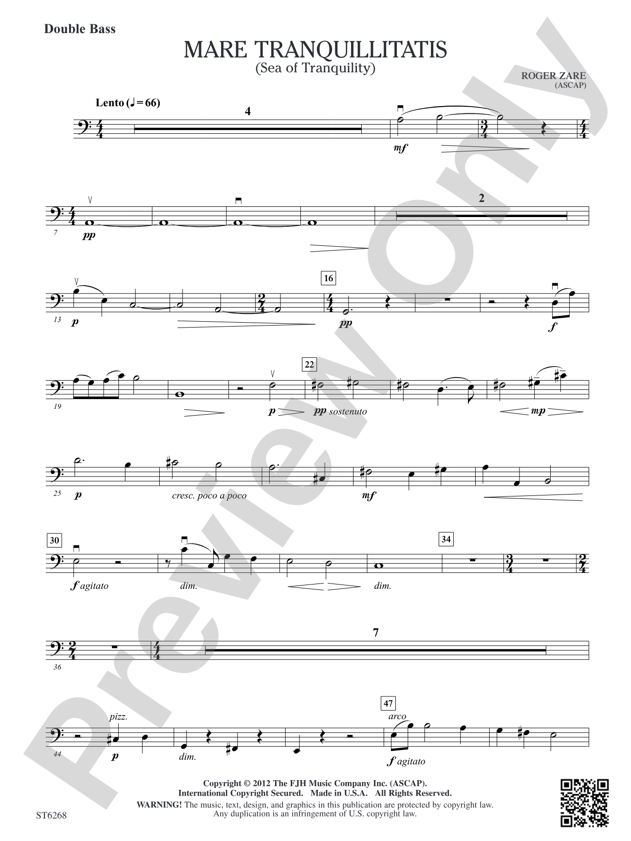 Mare Tranquillitatis: Double Bass