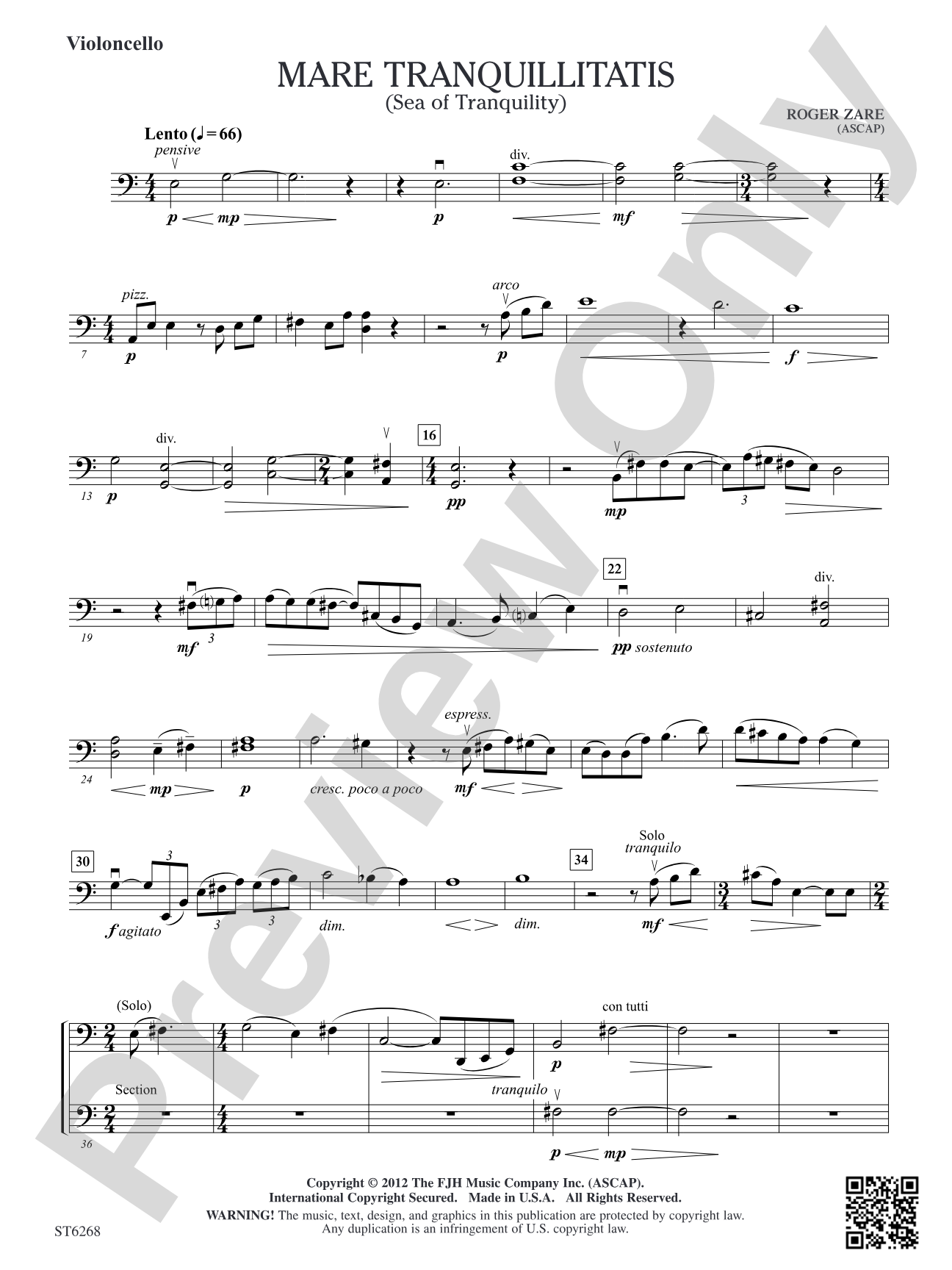 Mare Tranquillitatis: Violoncello