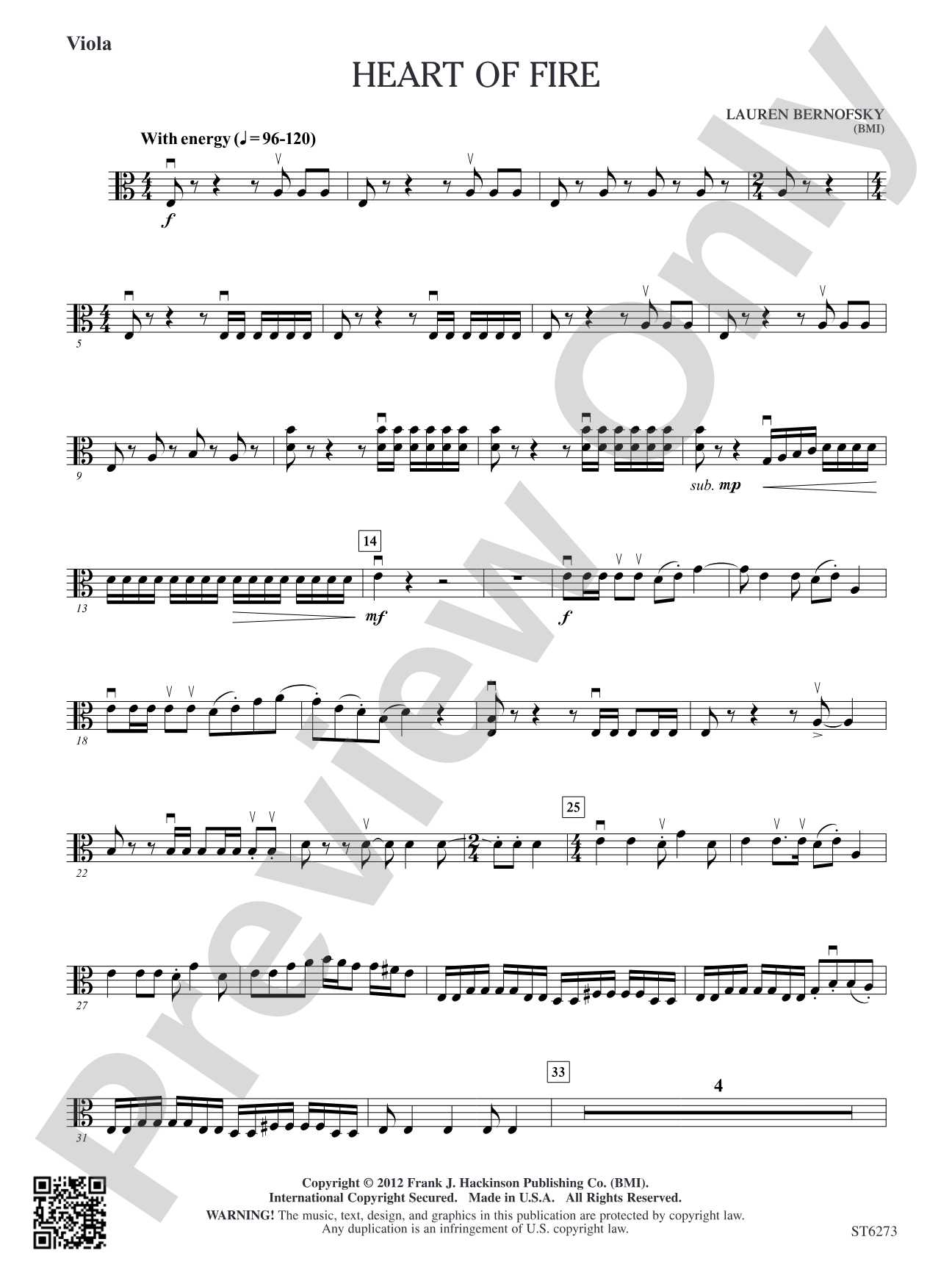 Heart of Fire: Viola