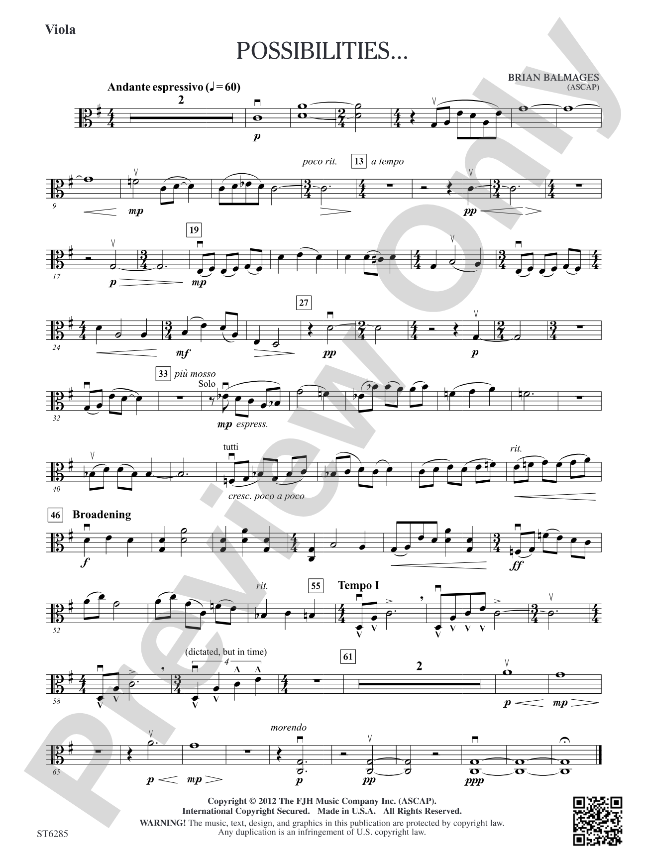 Possibilities...: Viola