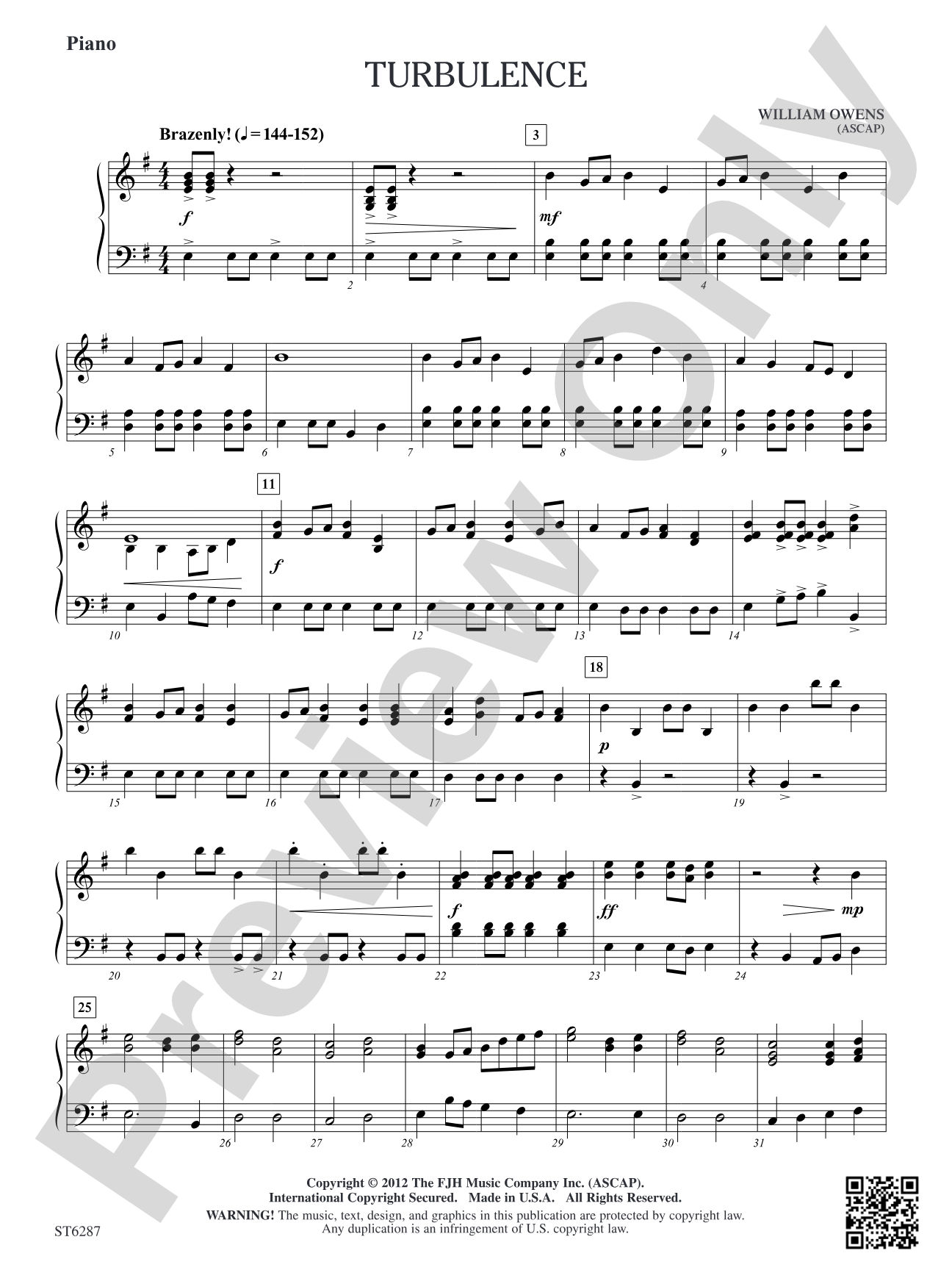 Turbulence: Piano