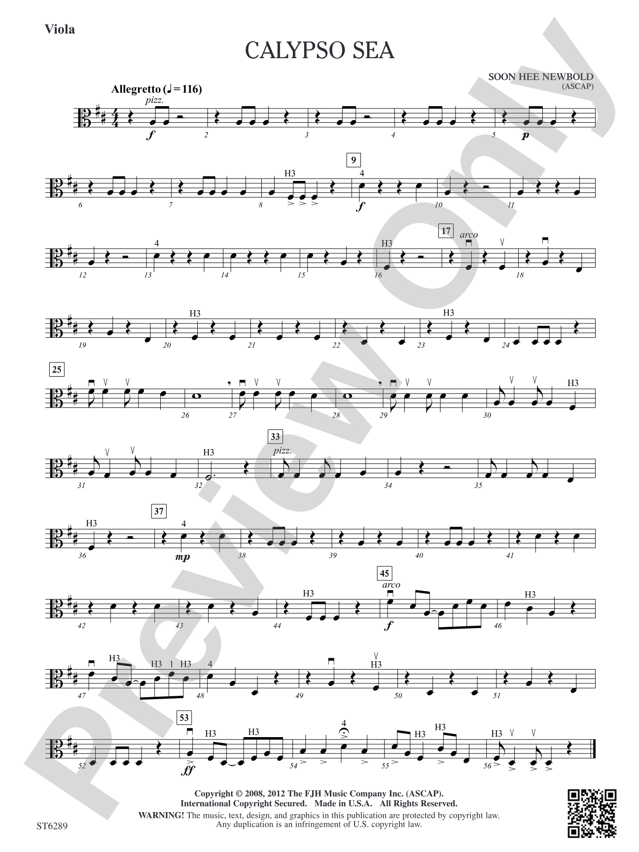 Calypso Sea: Viola