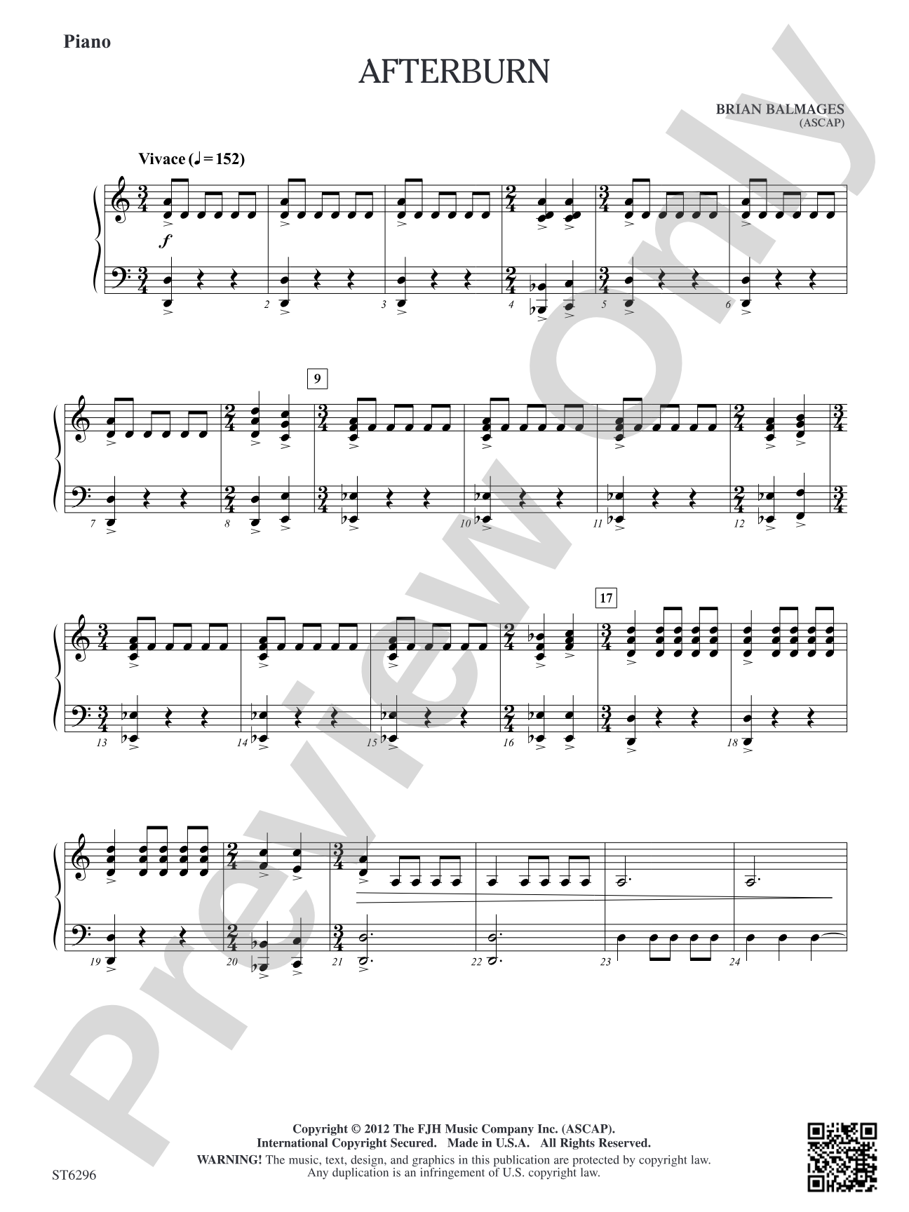 Afterburn: Piano
