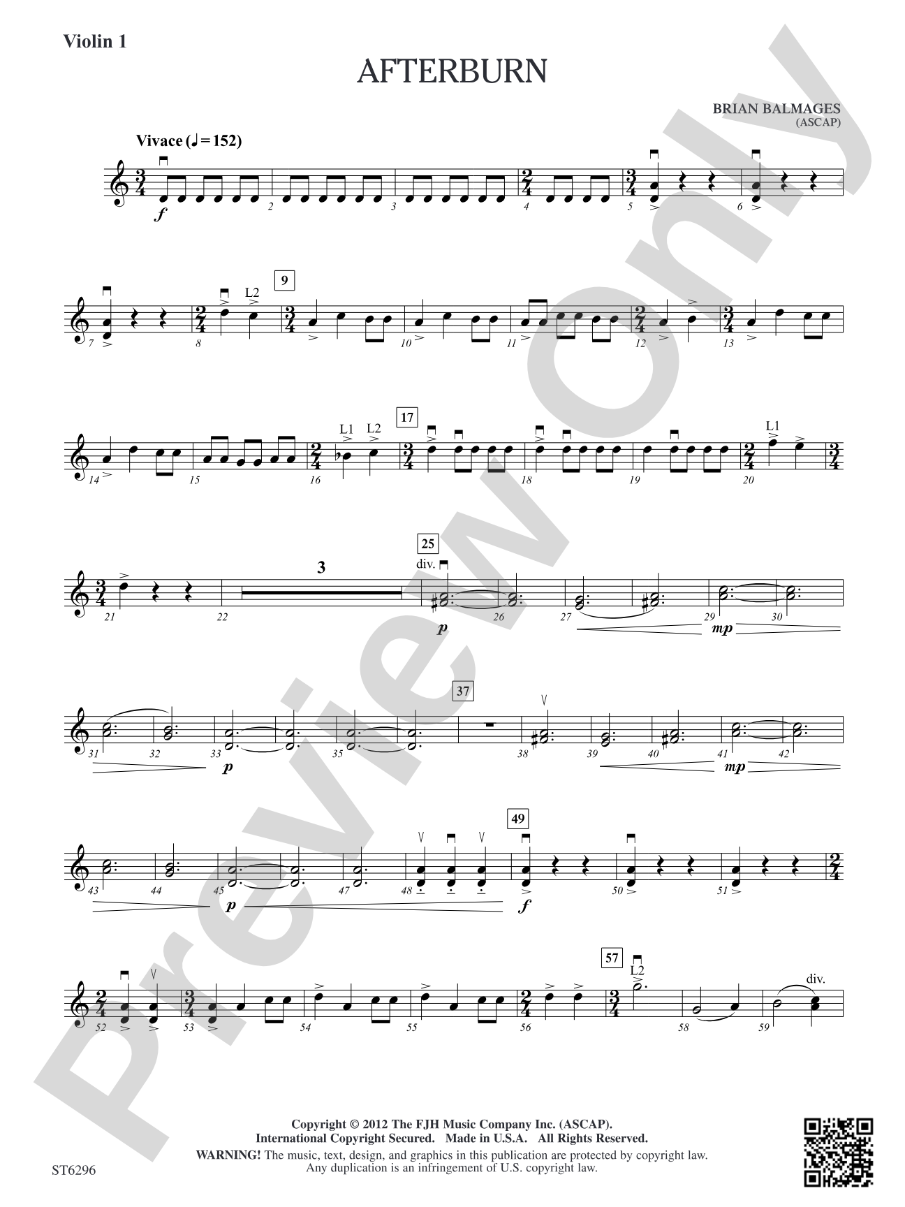 Afterburn: Violin 1