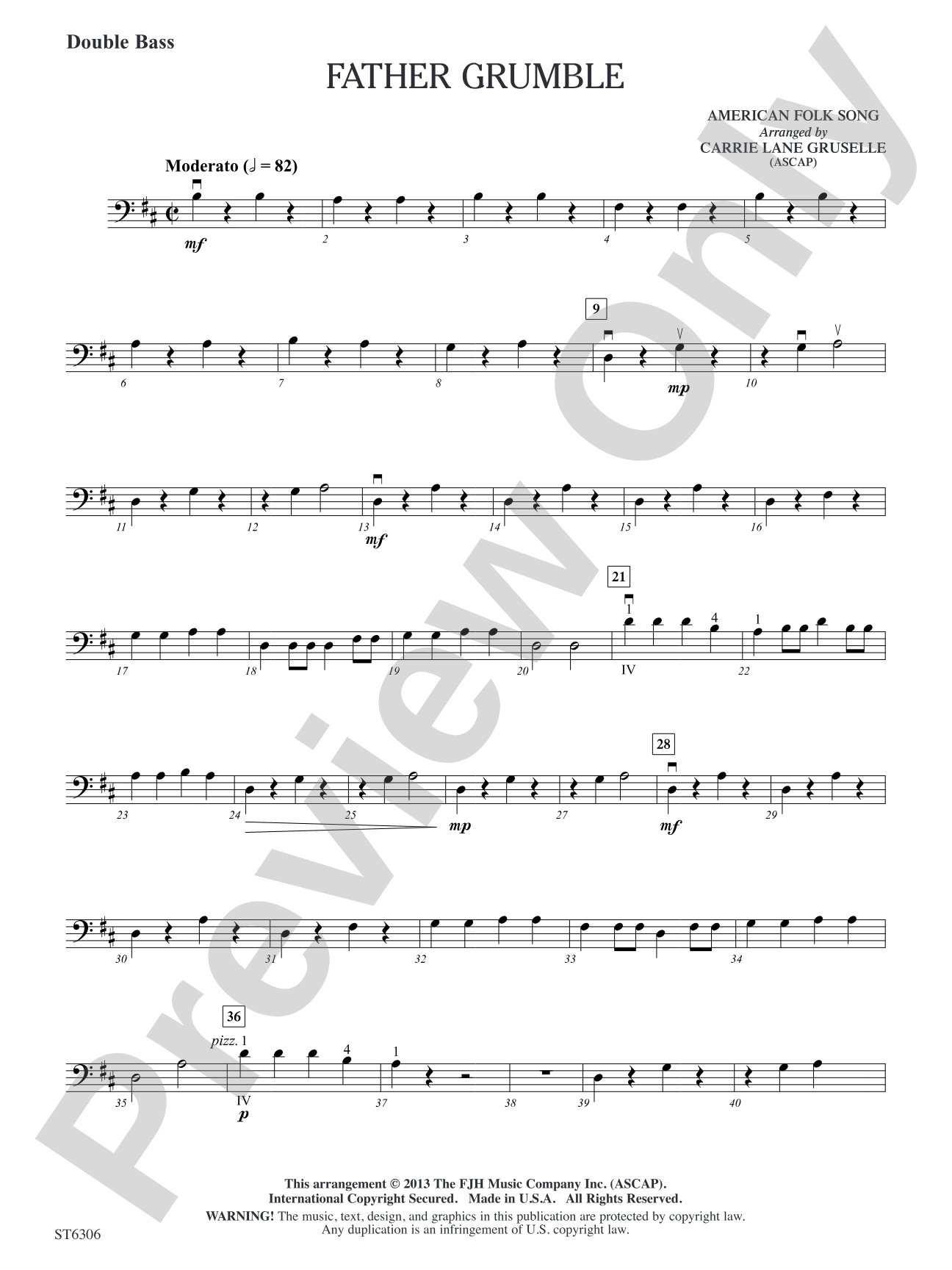 Father Grumble: Double Bass