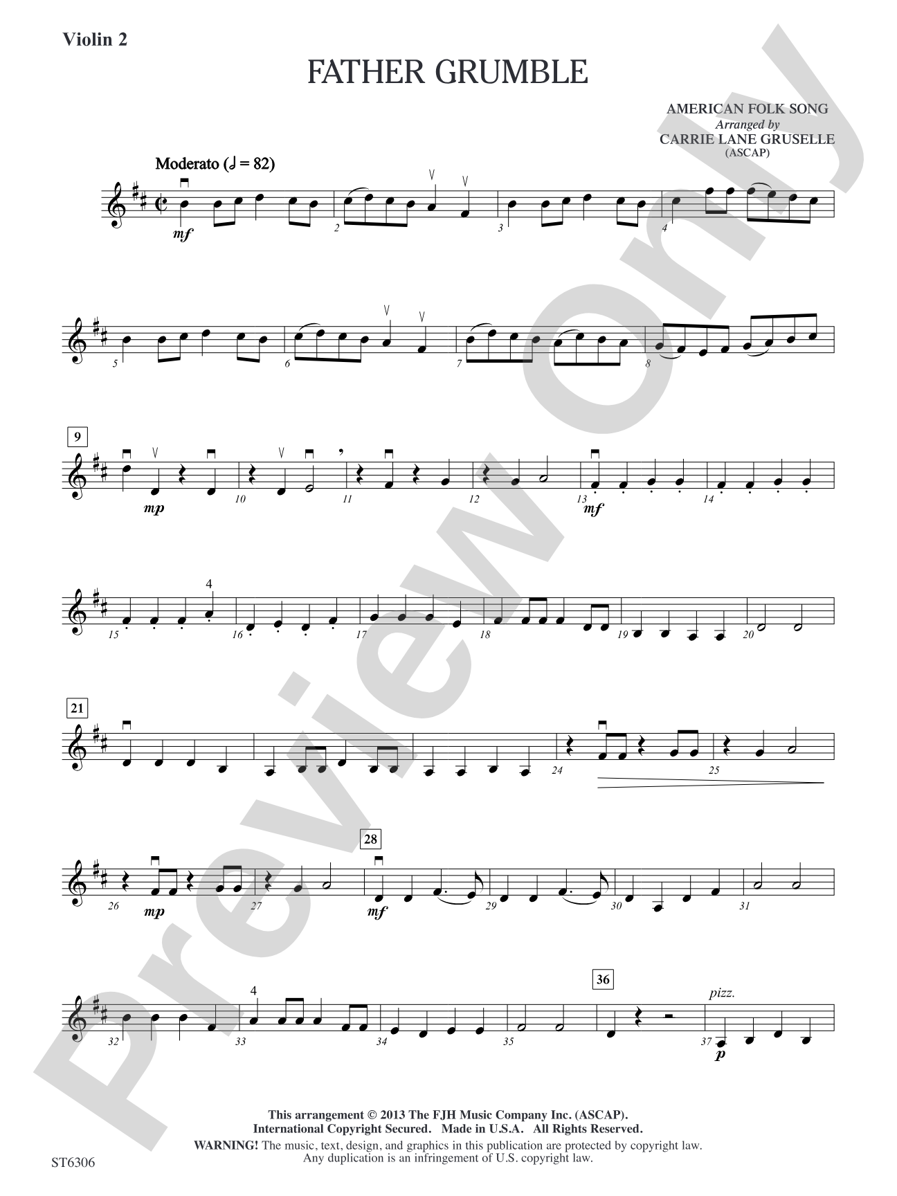 Father Grumble: Violin 2