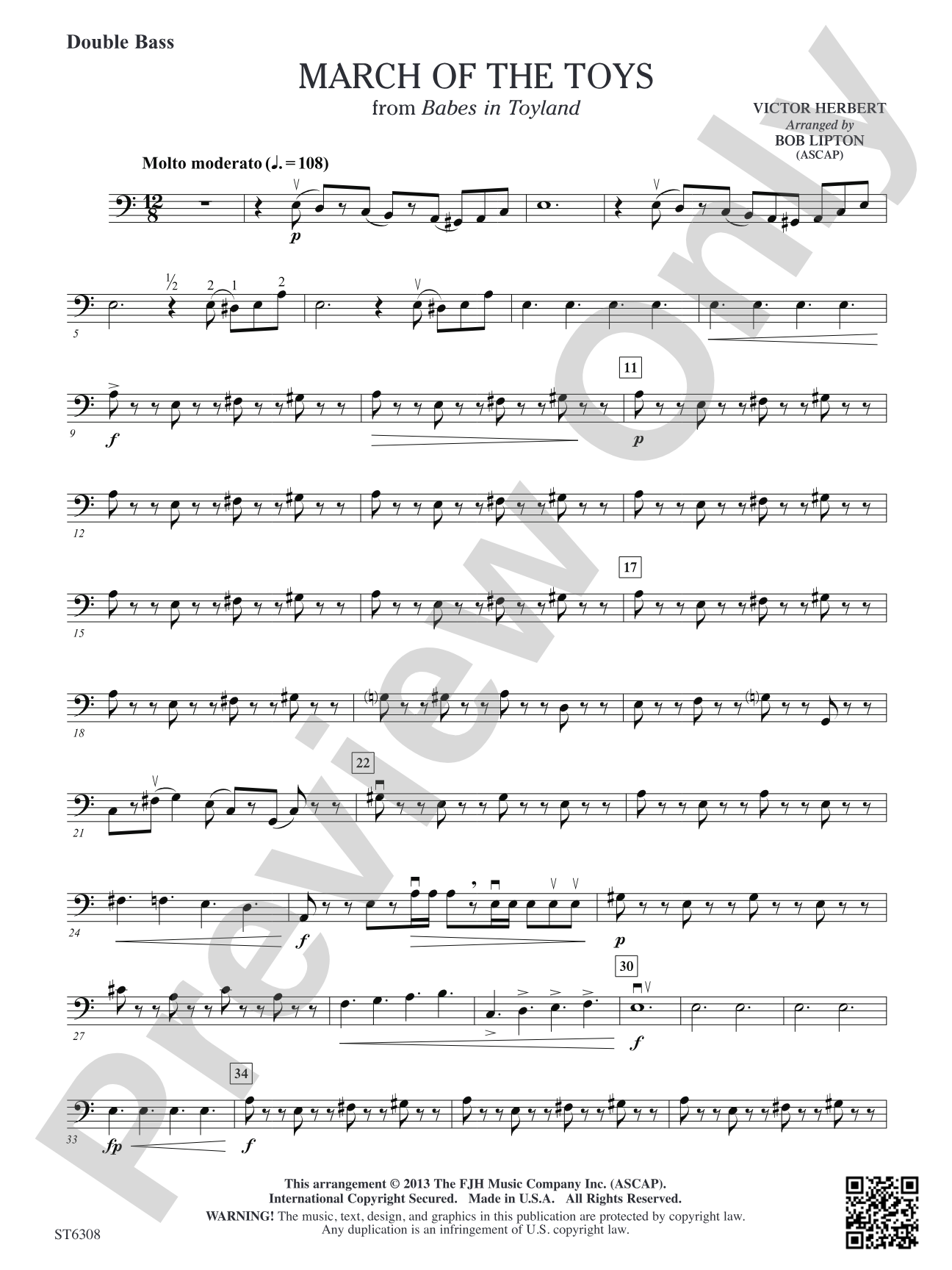 March of the Toys: Double Bass