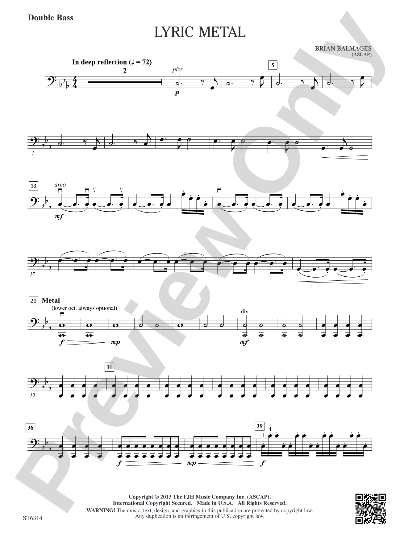 Lyric Metal: Double Bass