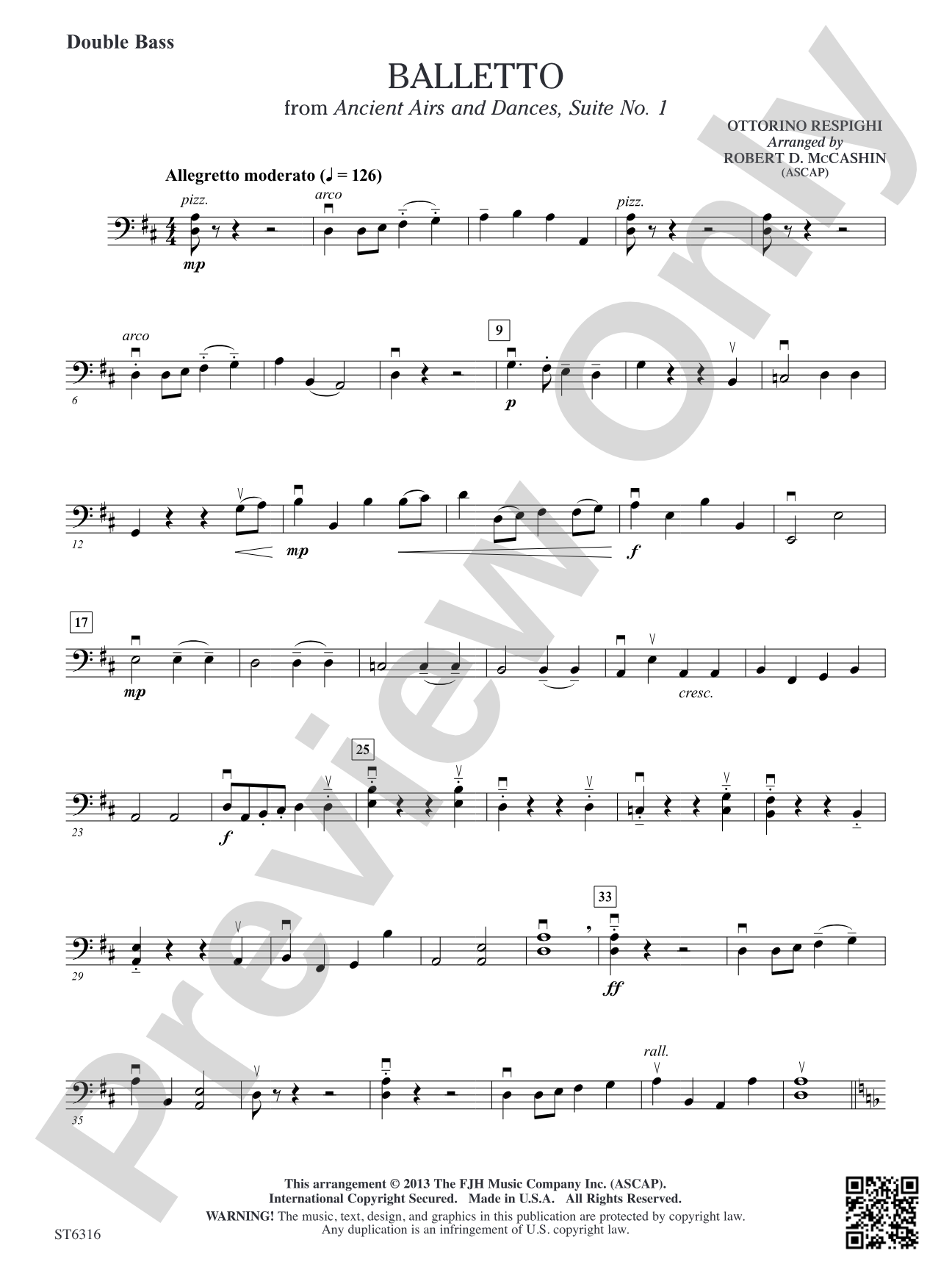 Balletto: Double Bass
