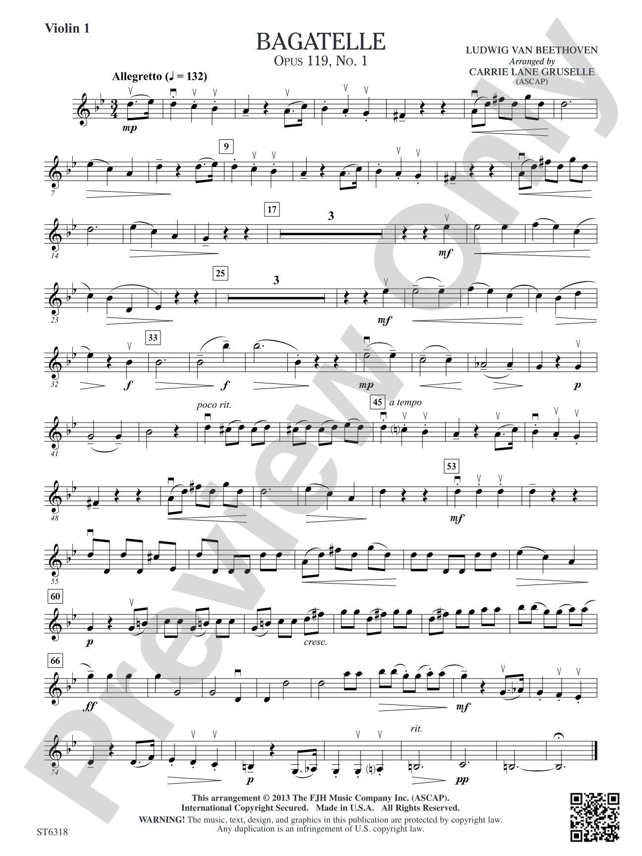 Bagatelle: Violin 1