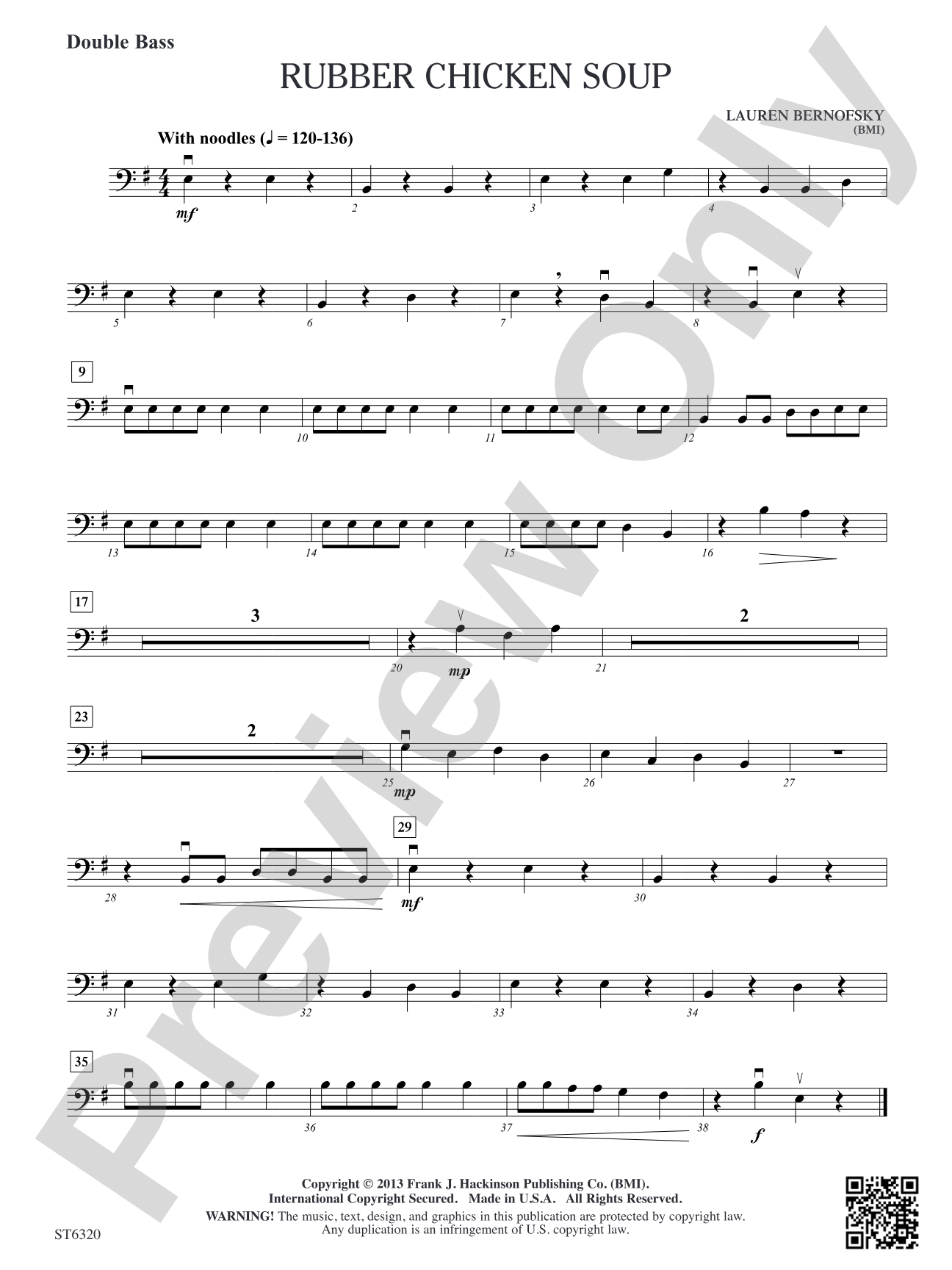 Rubber Chicken Soup: Double Bass