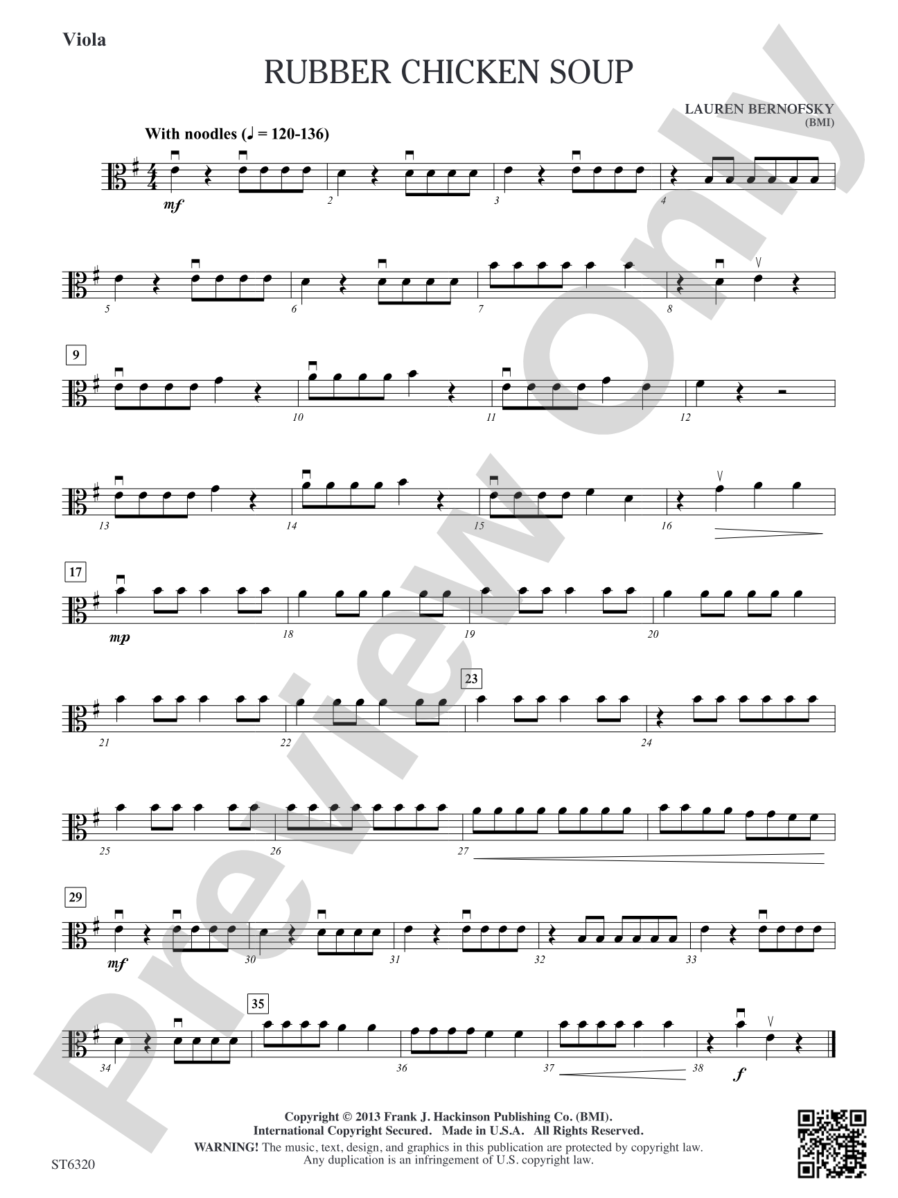 Rubber Chicken Soup: Viola