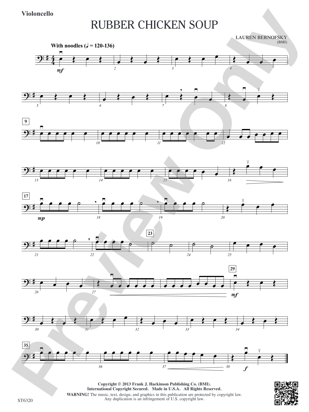 Rubber Chicken Soup: Violoncello