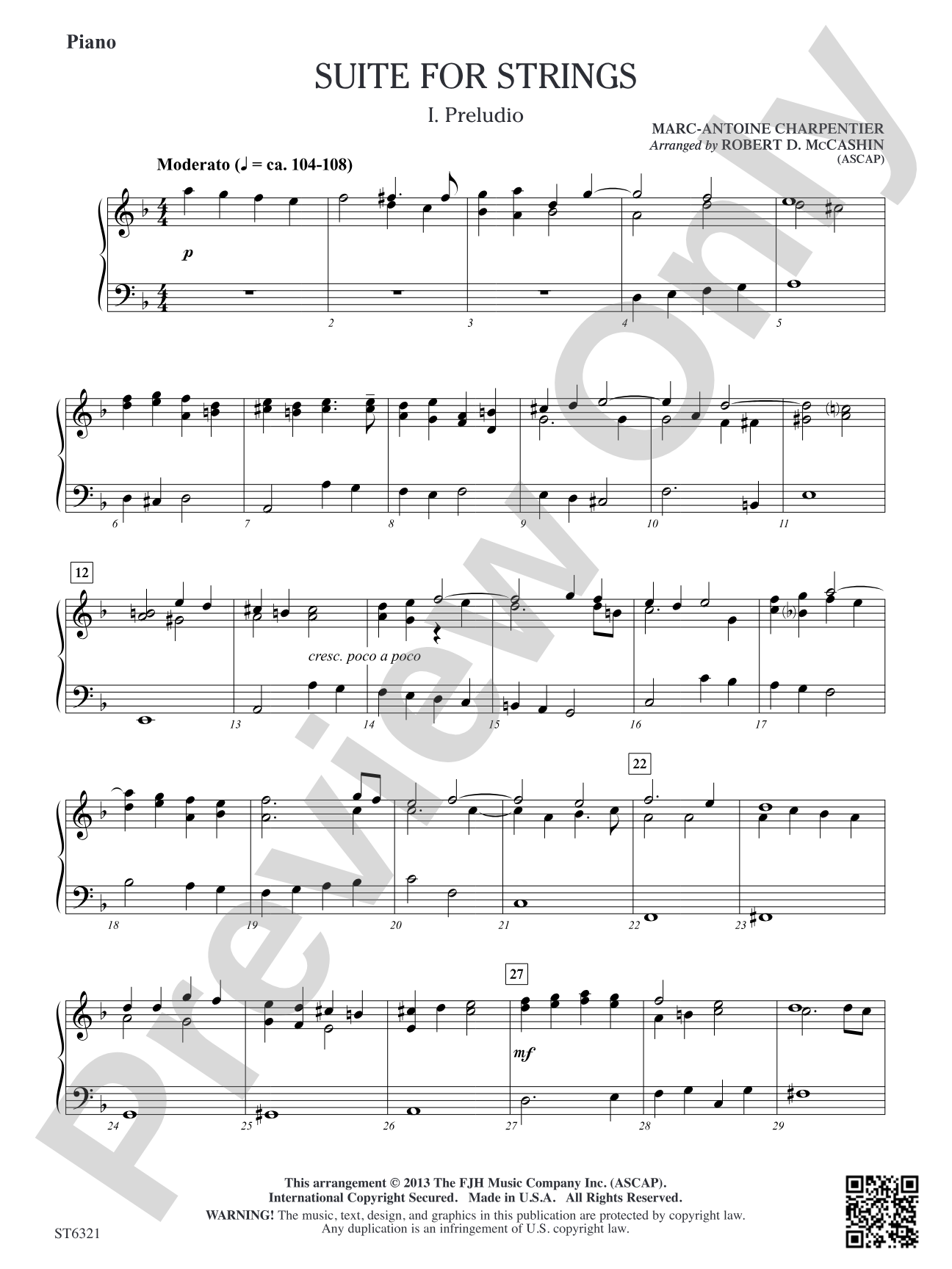 Suite for Strings: Piano