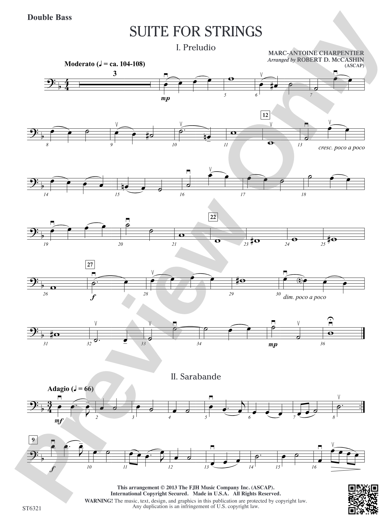 Suite for Strings: Double Bass