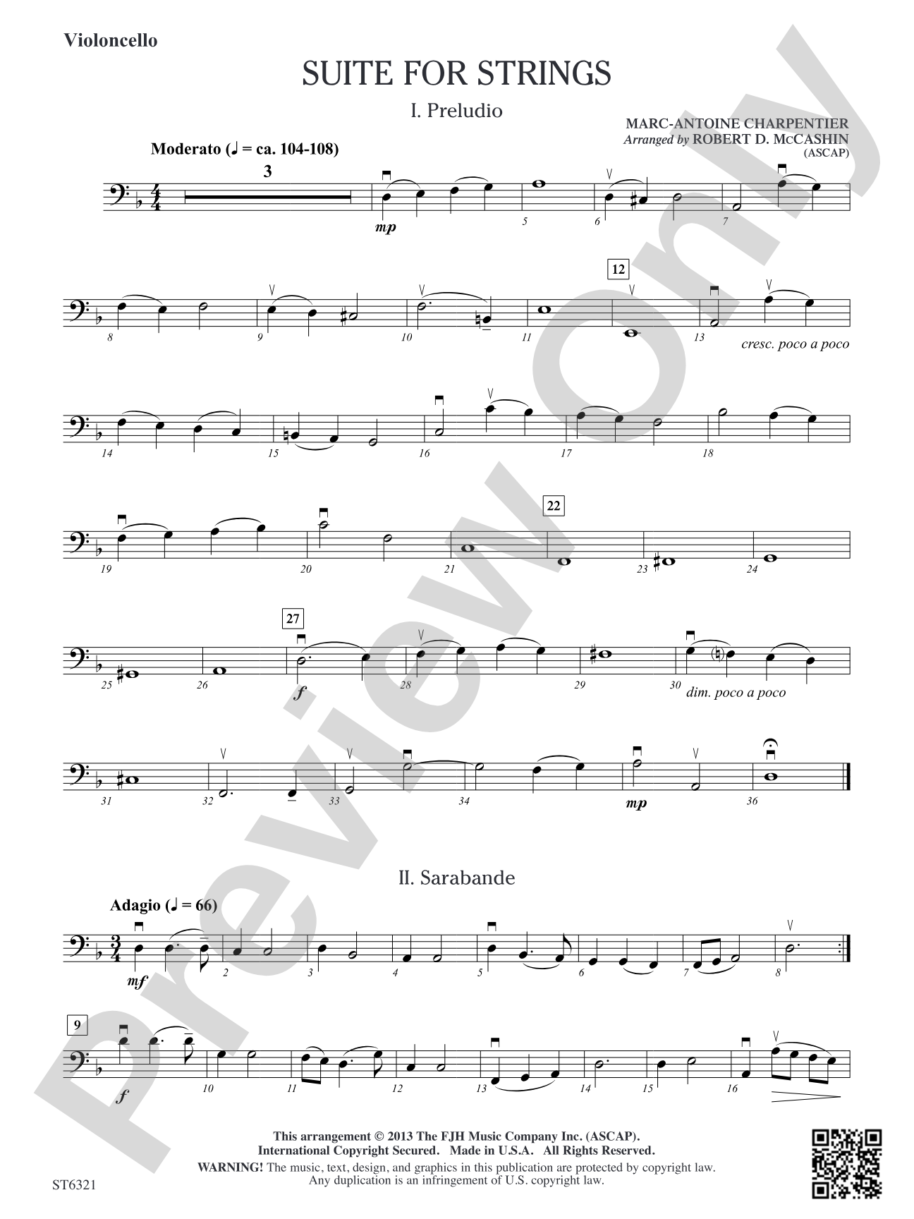 Suite for Strings: Violoncello