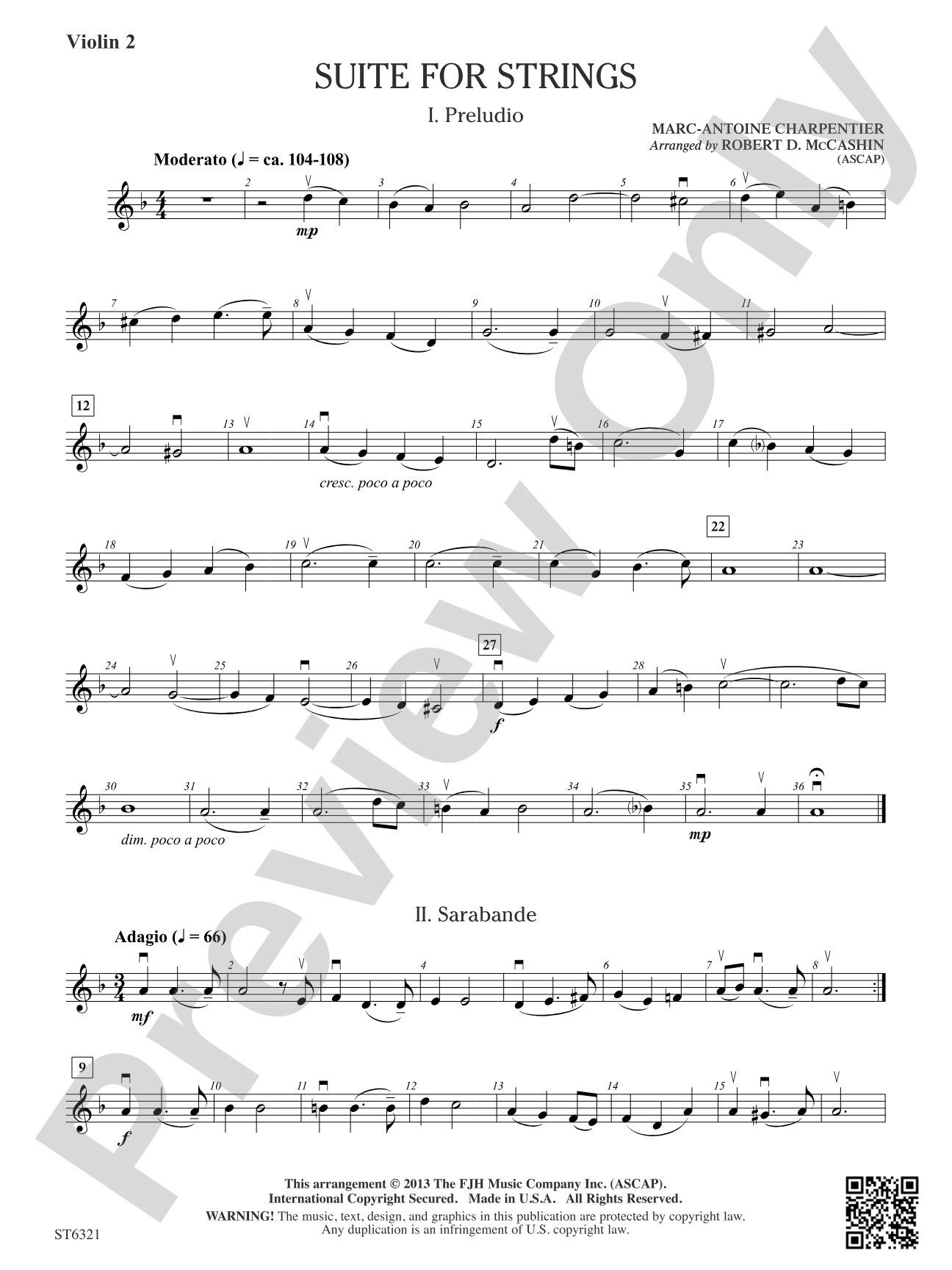 Suite for Strings: Violin 2