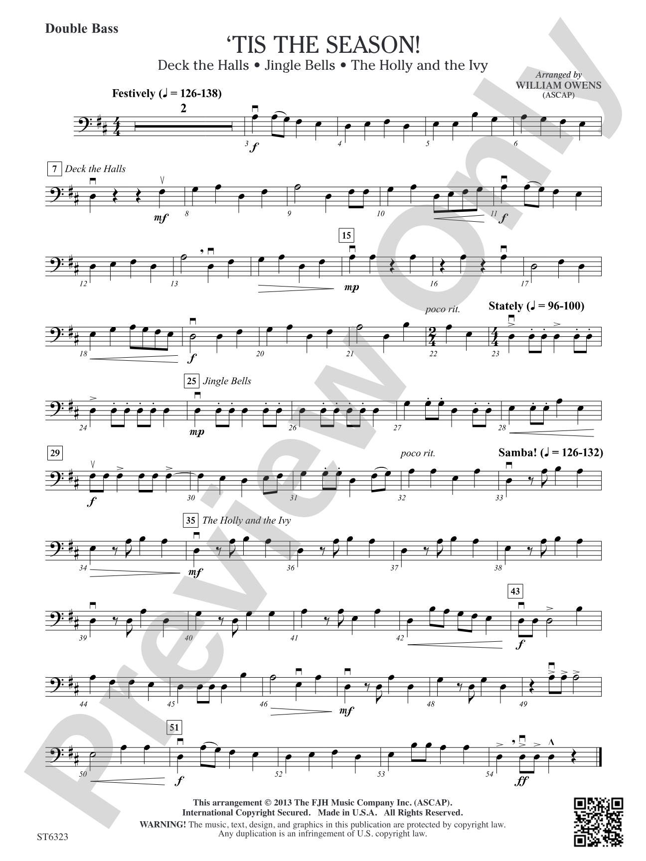 Tis the Season!: Double Bass