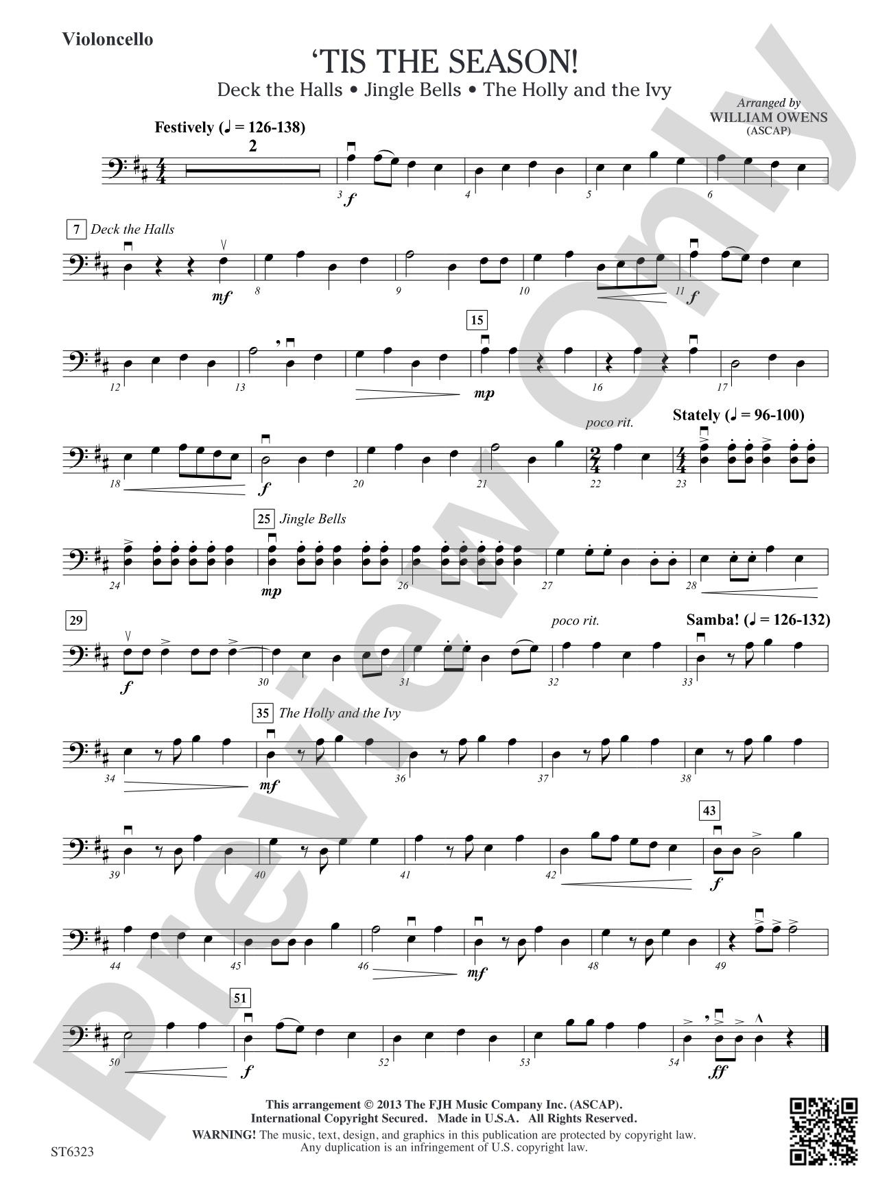 Tis the Season!: Violoncello