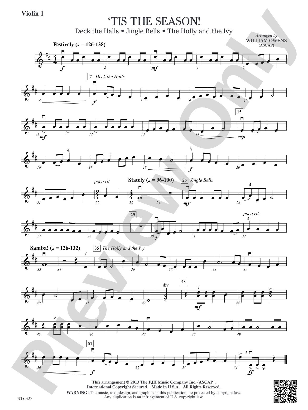 Tis the Season!: Violin 1