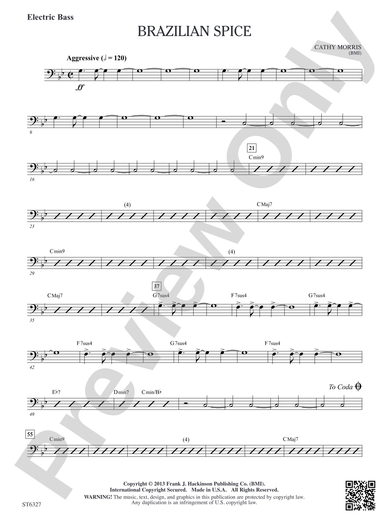 Brazilian Spice: Electric Bass