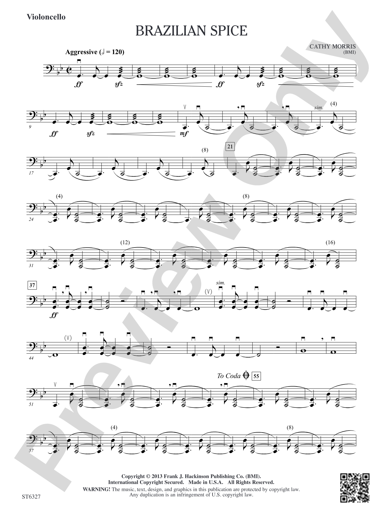 Brazilian Spice: Violoncello