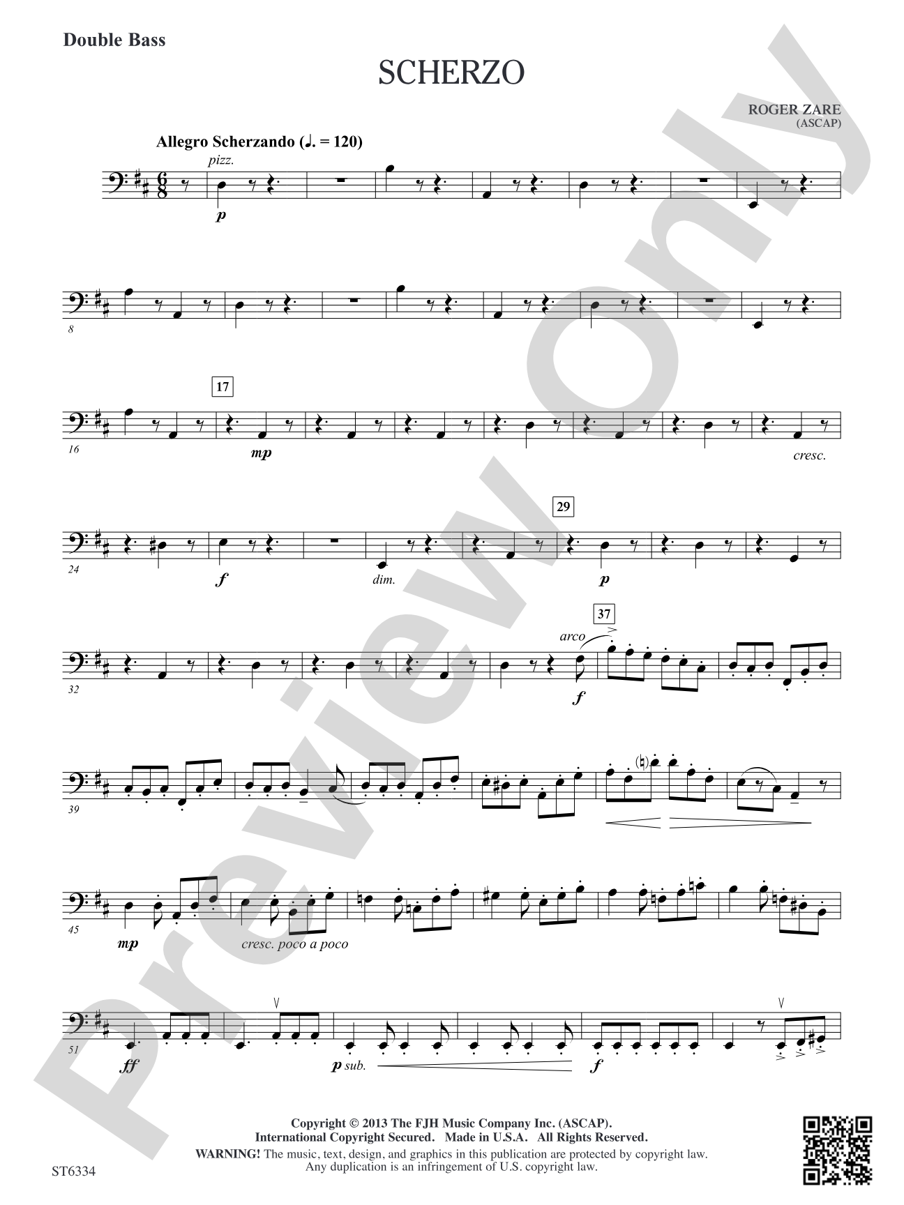 Scherzo: Double Bass