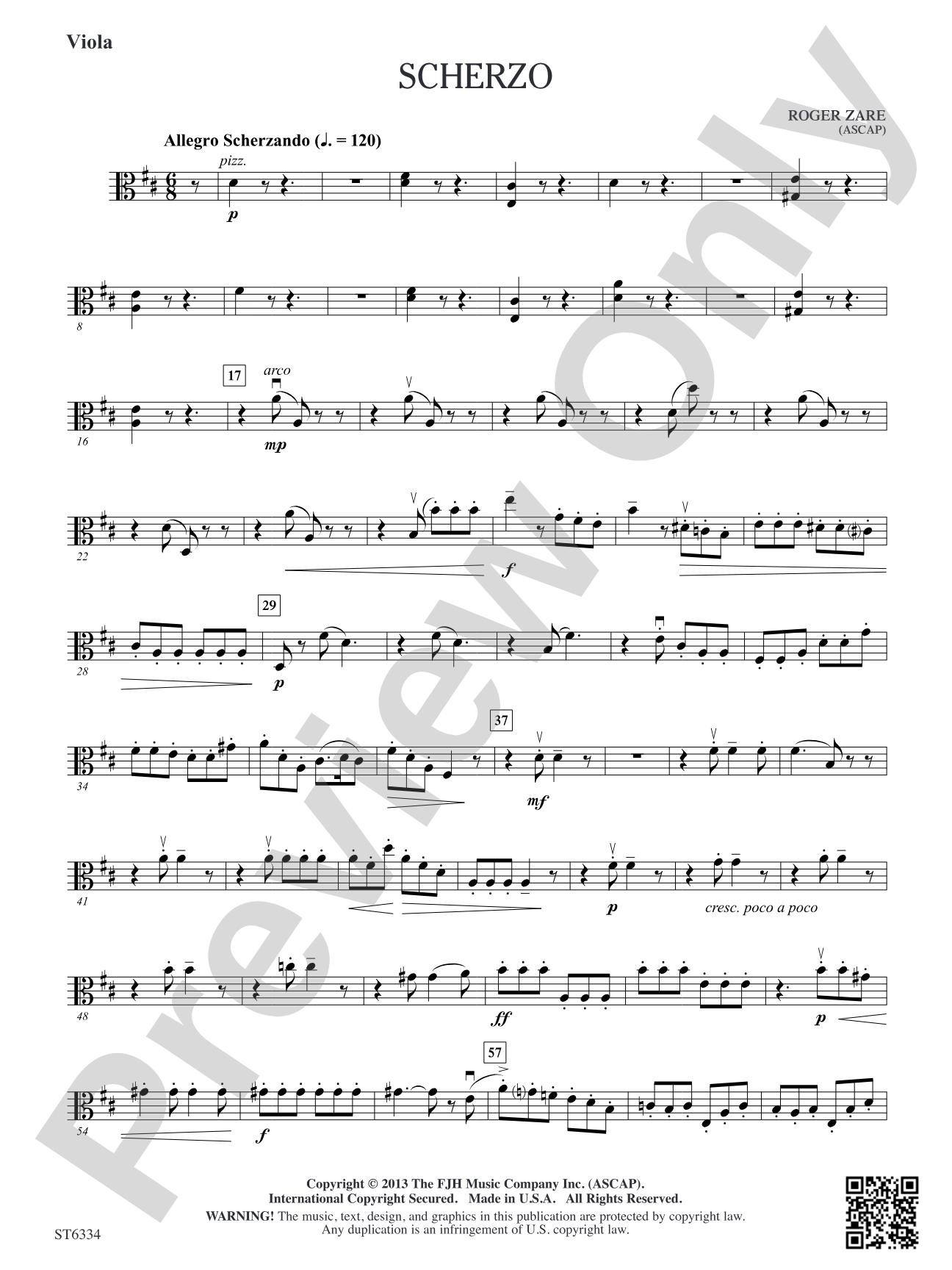 Scherzo: Viola