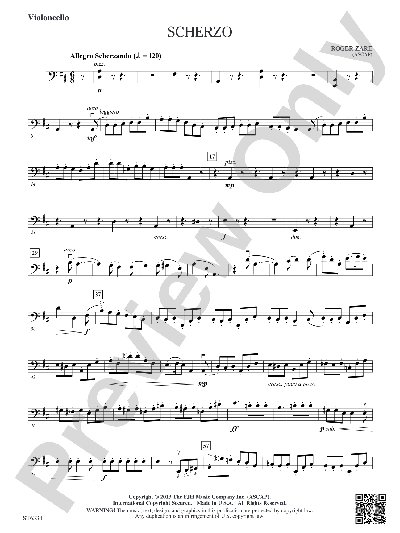 Scherzo: Violoncello