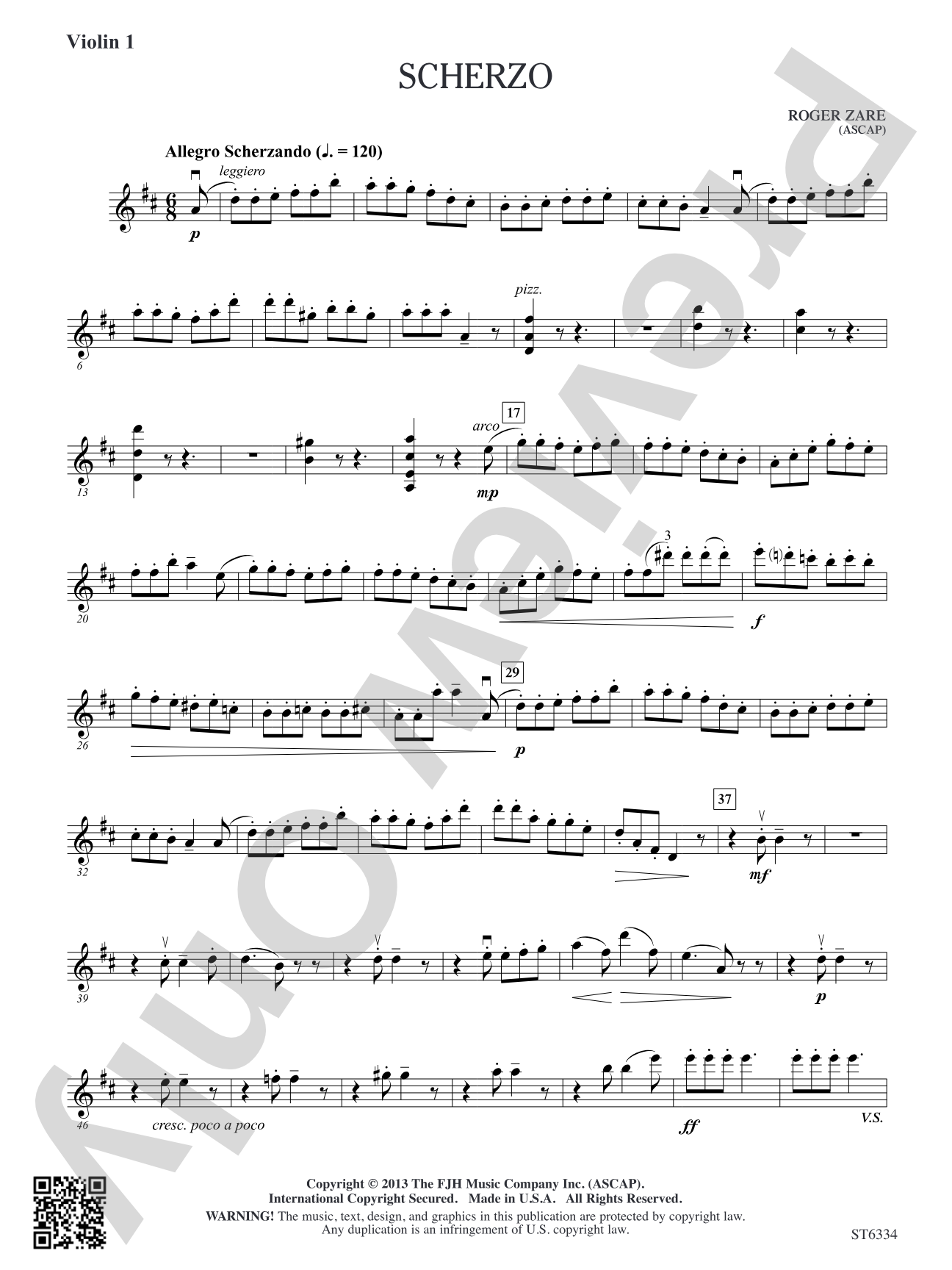 Scherzo: Violin 1