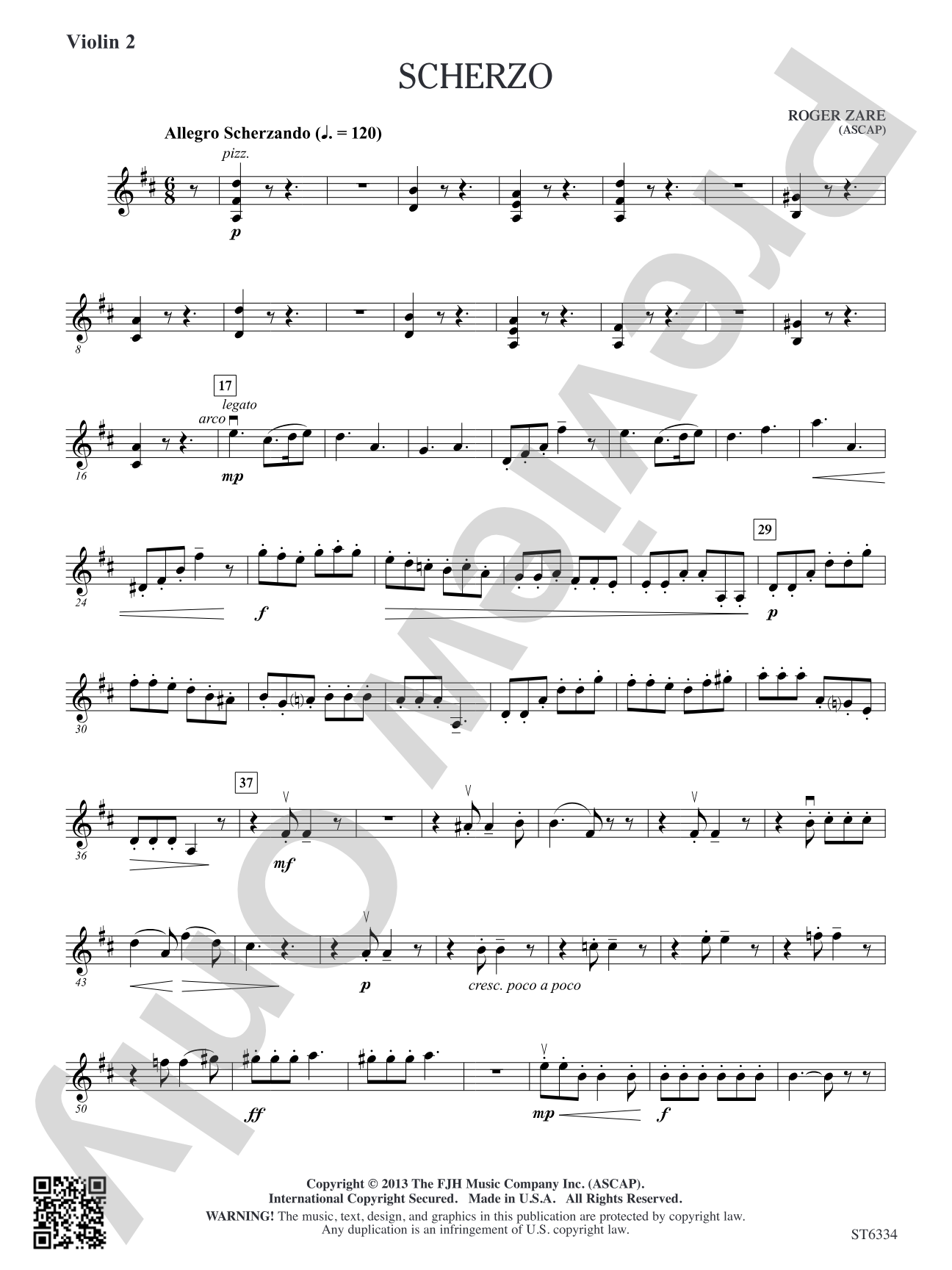 Scherzo: Violin 2